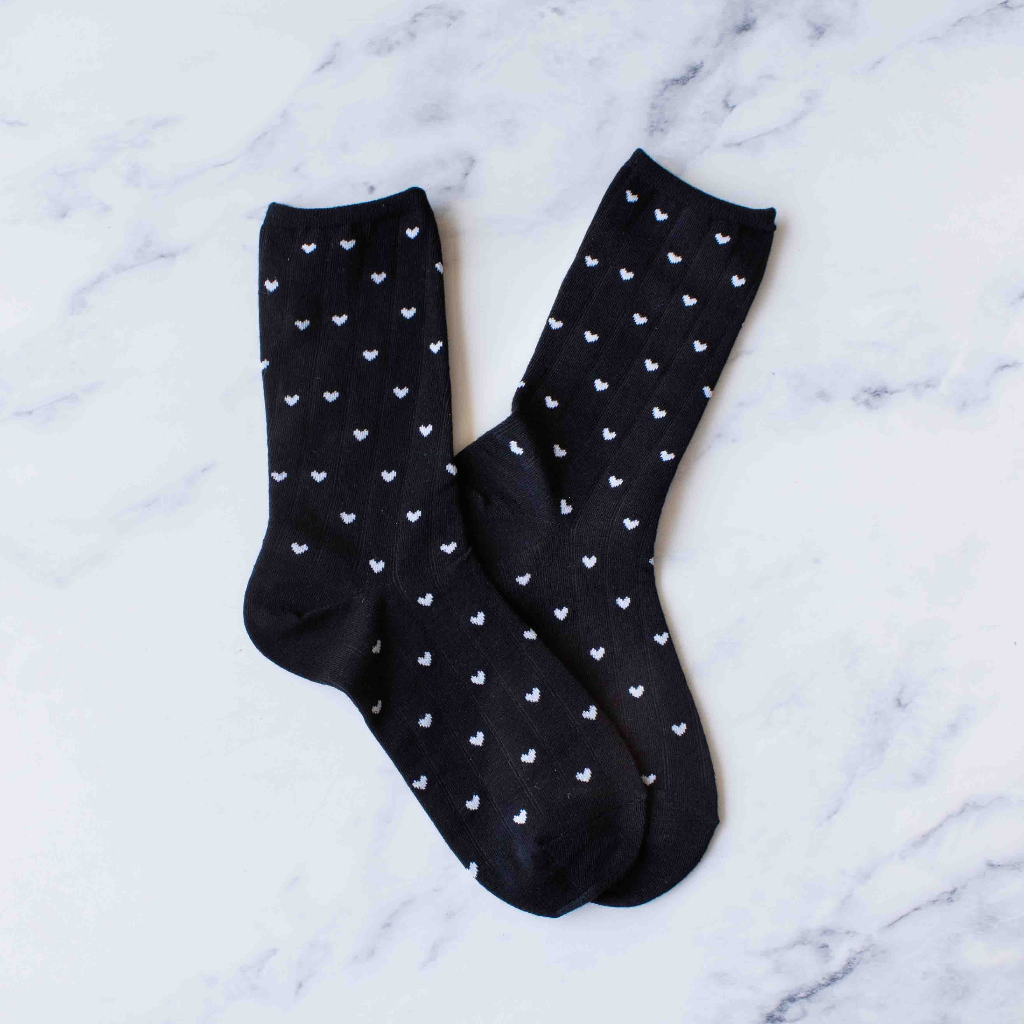 Heart Crew Socks