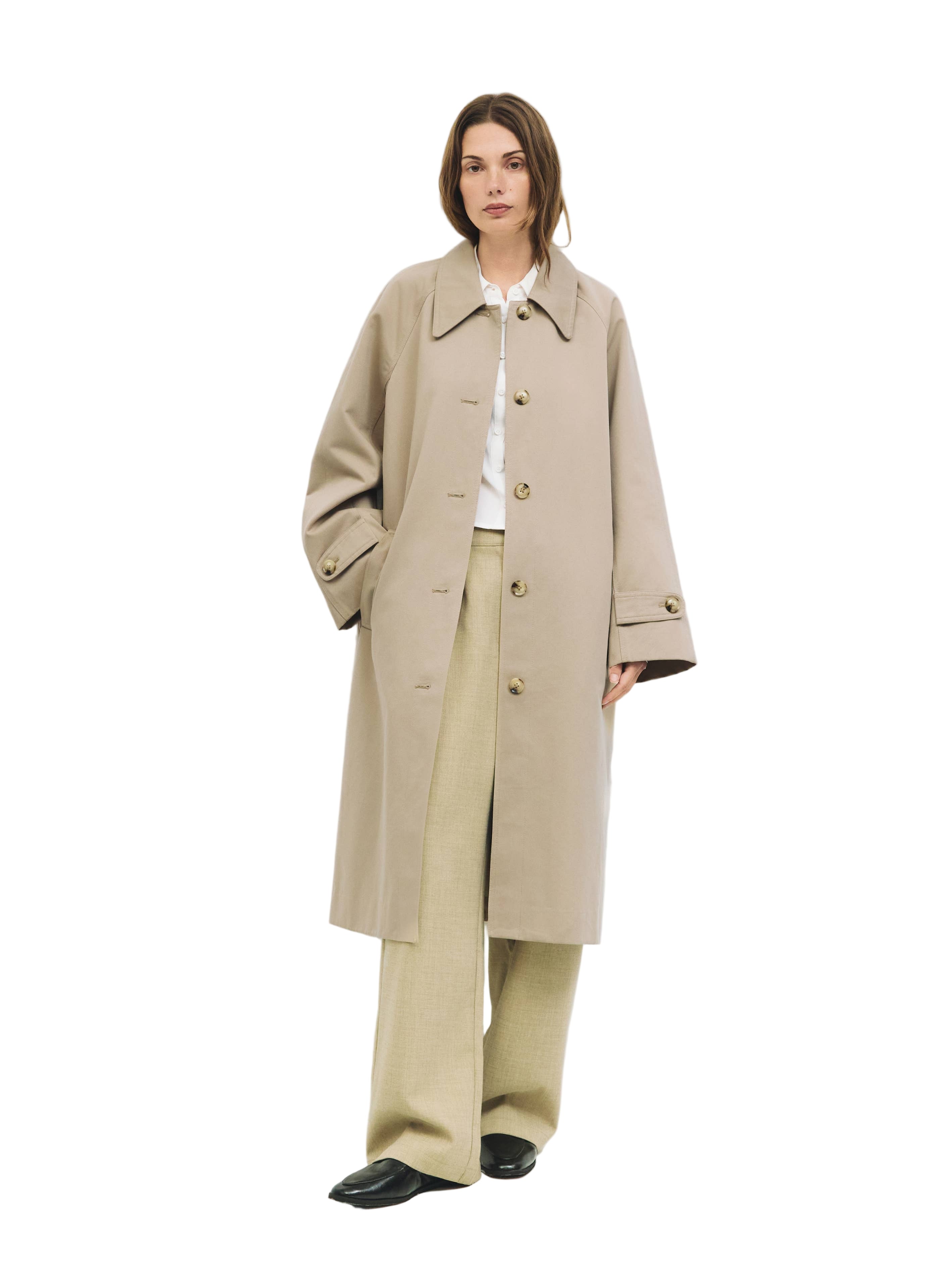 The Serena Coat Beige