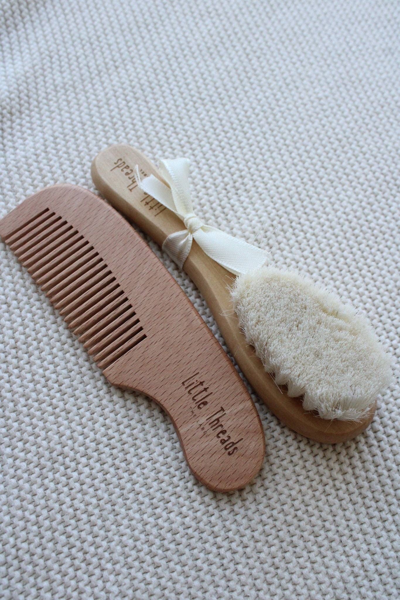 Wooden Baby Brush Set