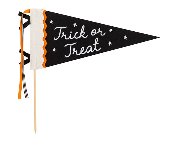 Trick or Treat Felt Pennant