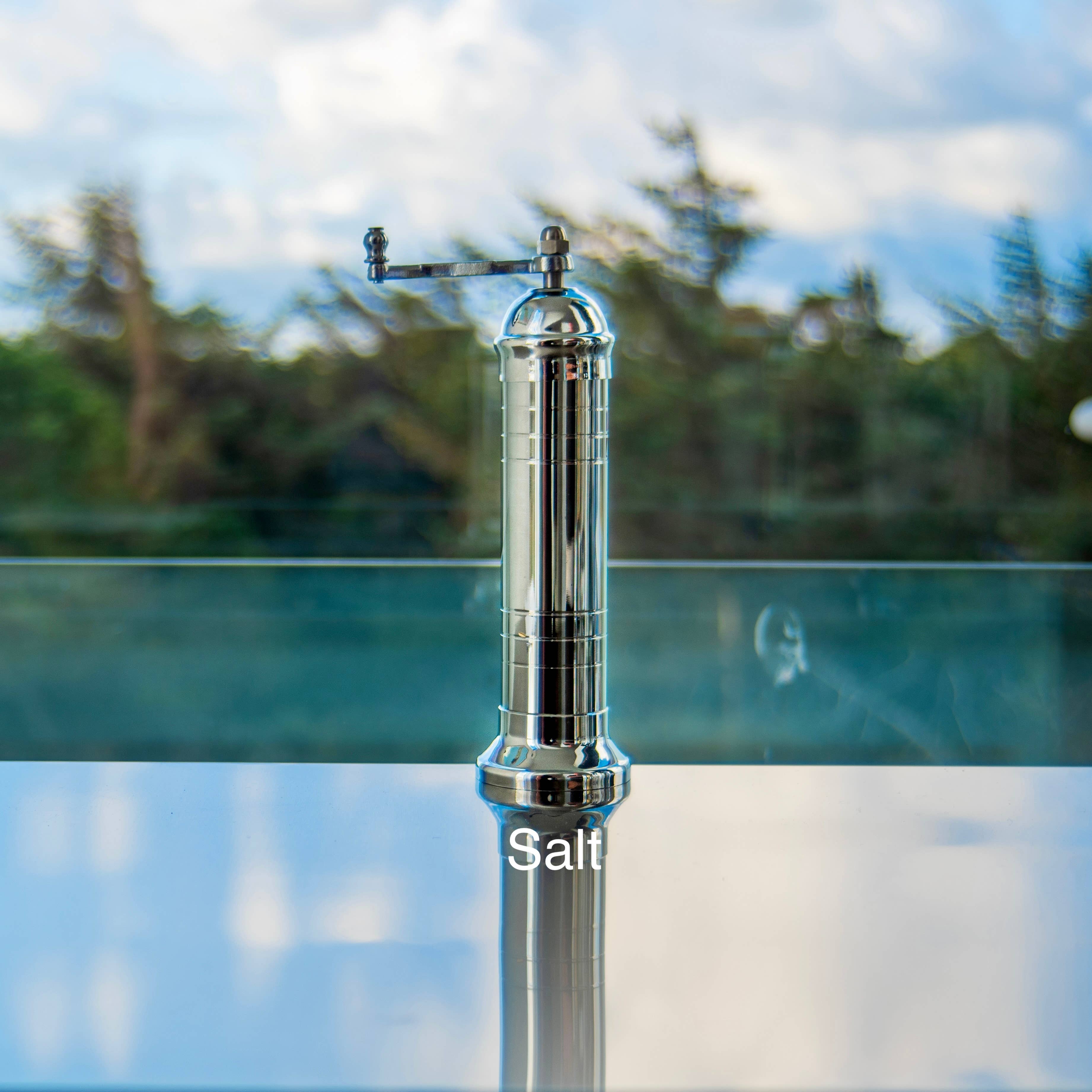 Chrome Mill 9" Salt Grinder