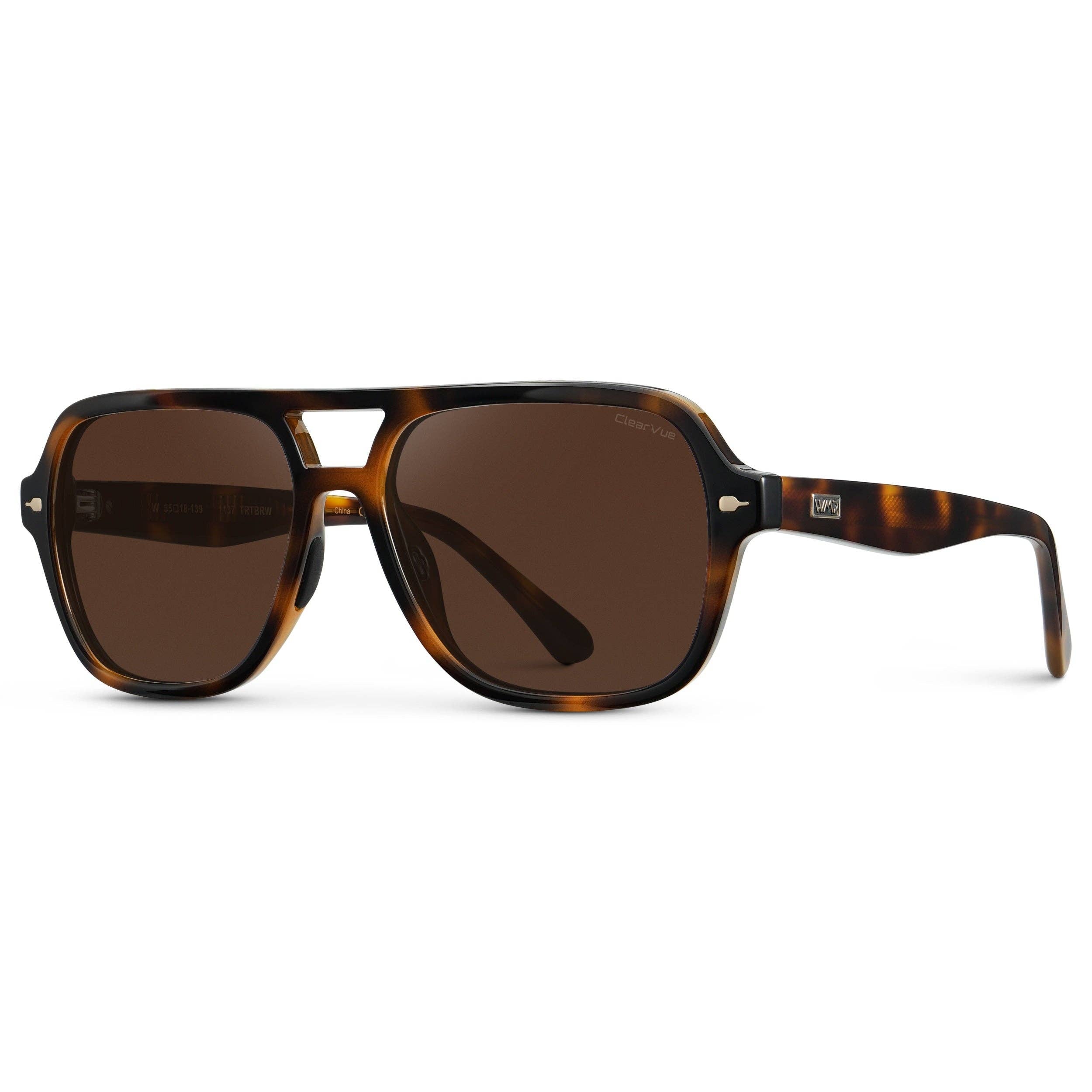 Rally Double Bridge Aviator Sunglasses