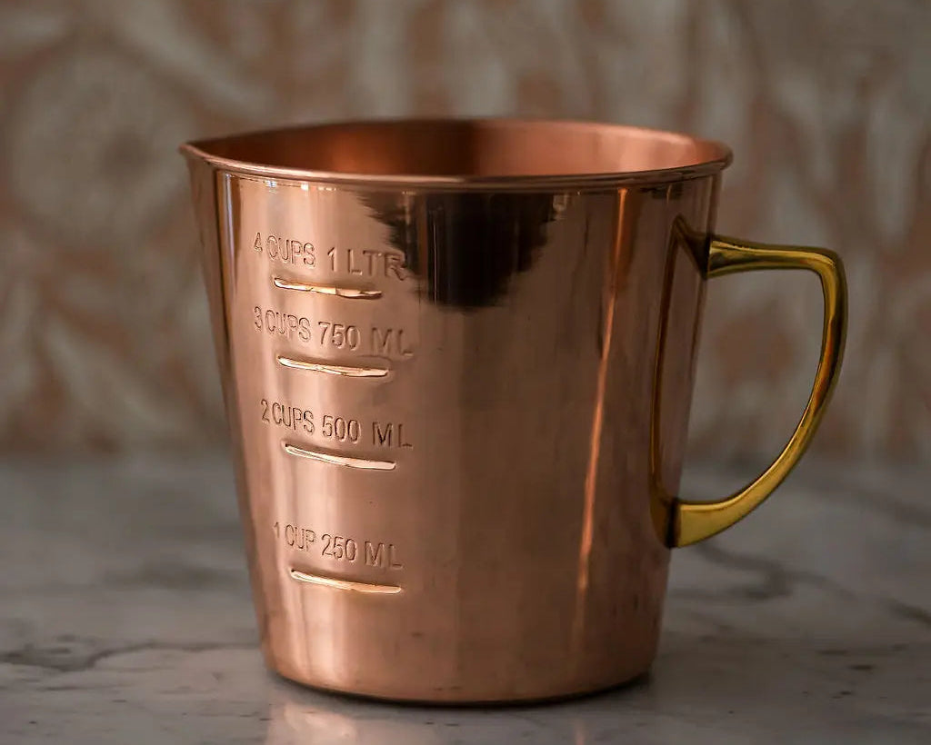 Copper Liquid Measuring Cup