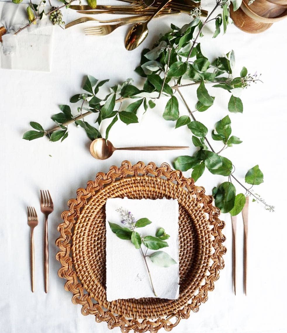 Rattan Woven Wicker Charger