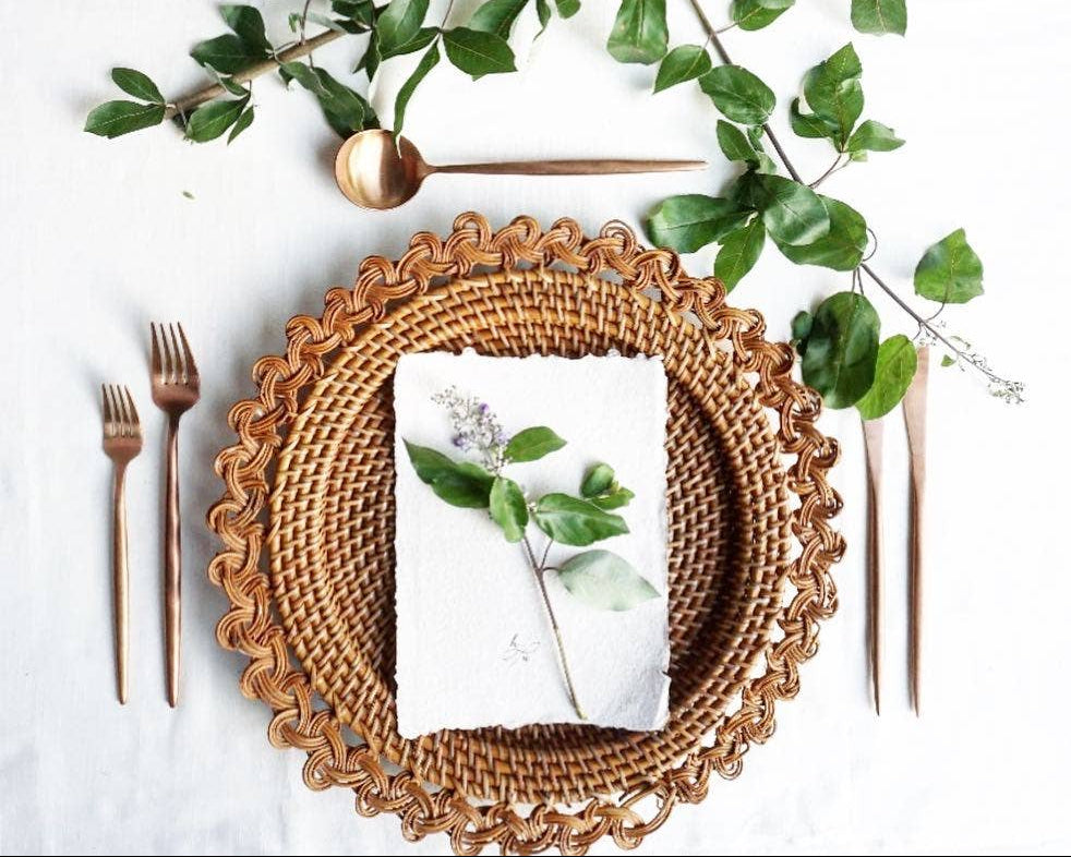 Rattan Woven Wicker Charger