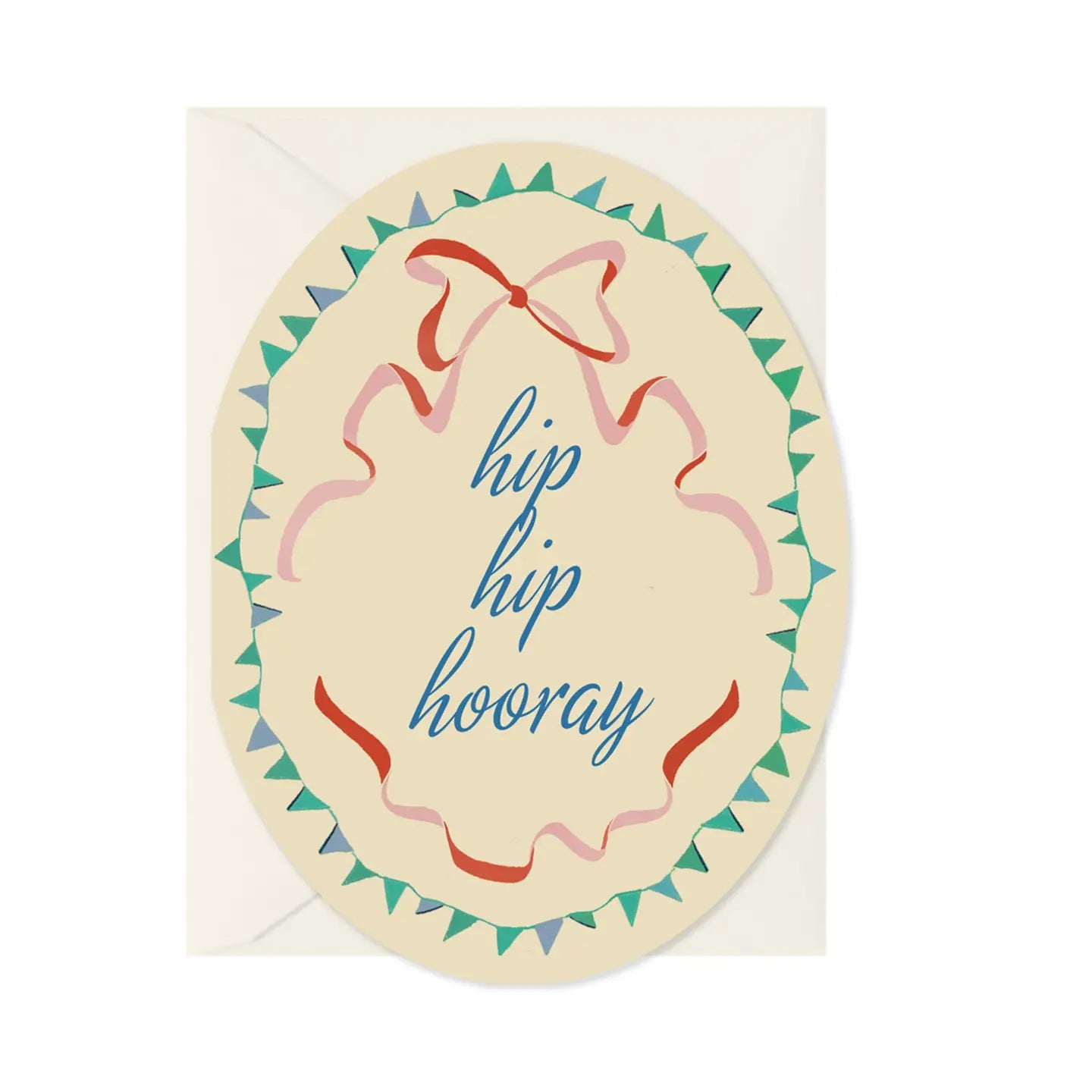 Hip Hip Hooray, Oval Single Card