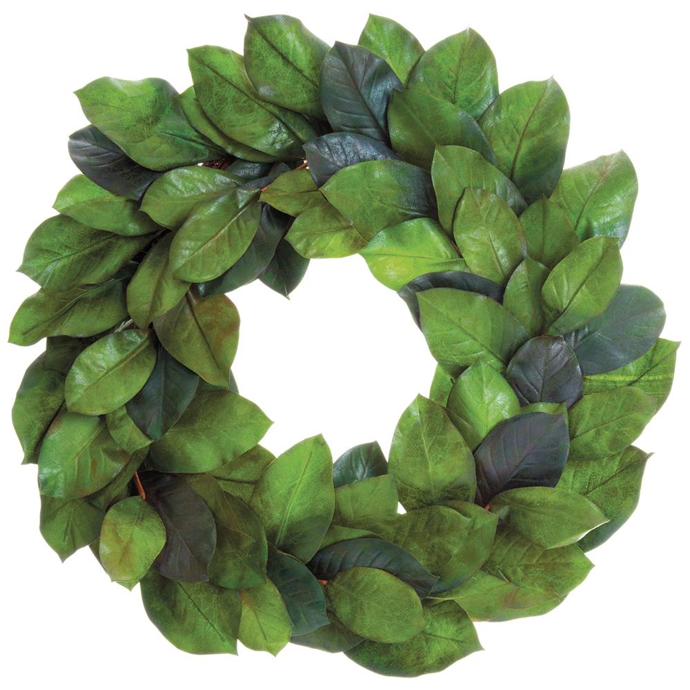 30" Magnolia Leaf Wreath