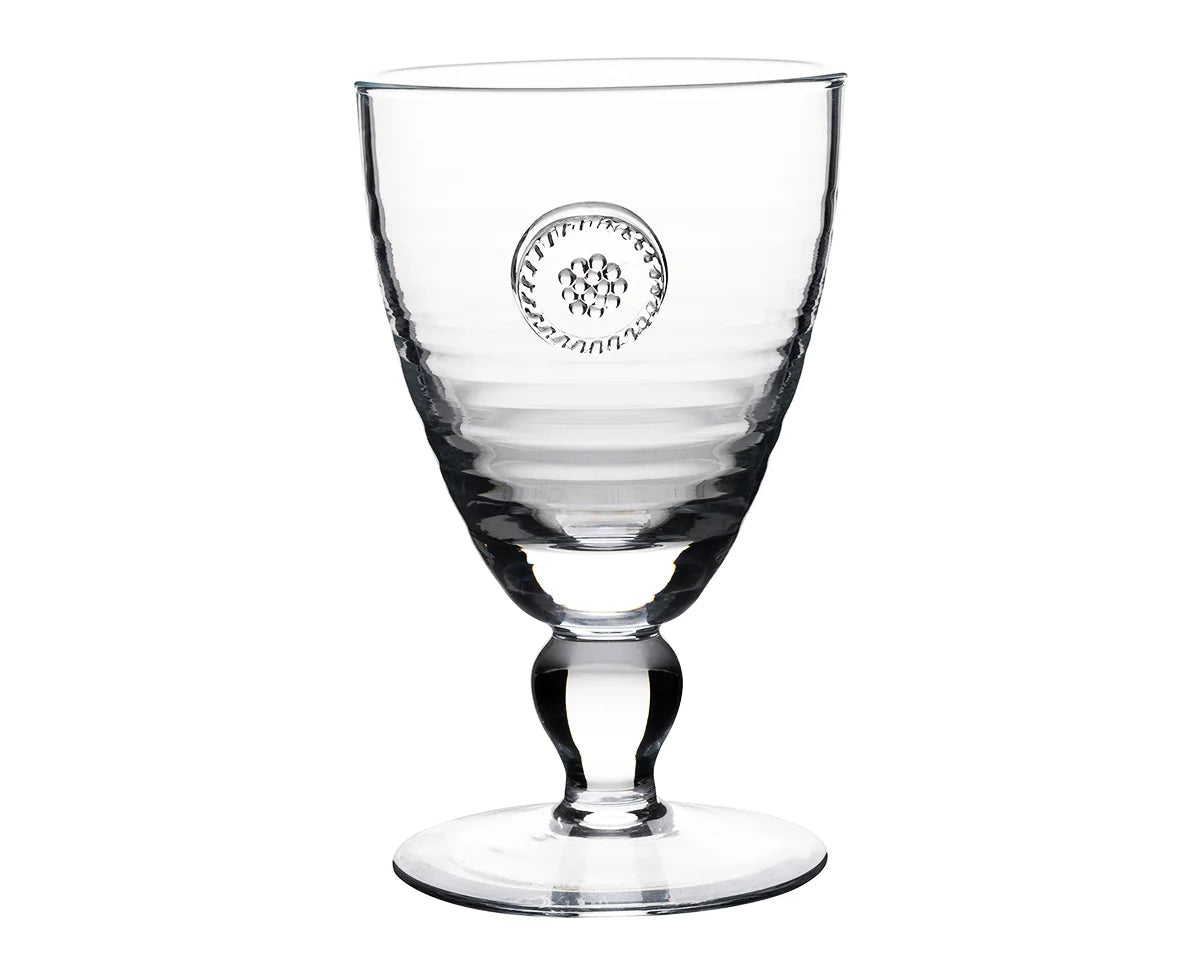 Clear Glass Goblet