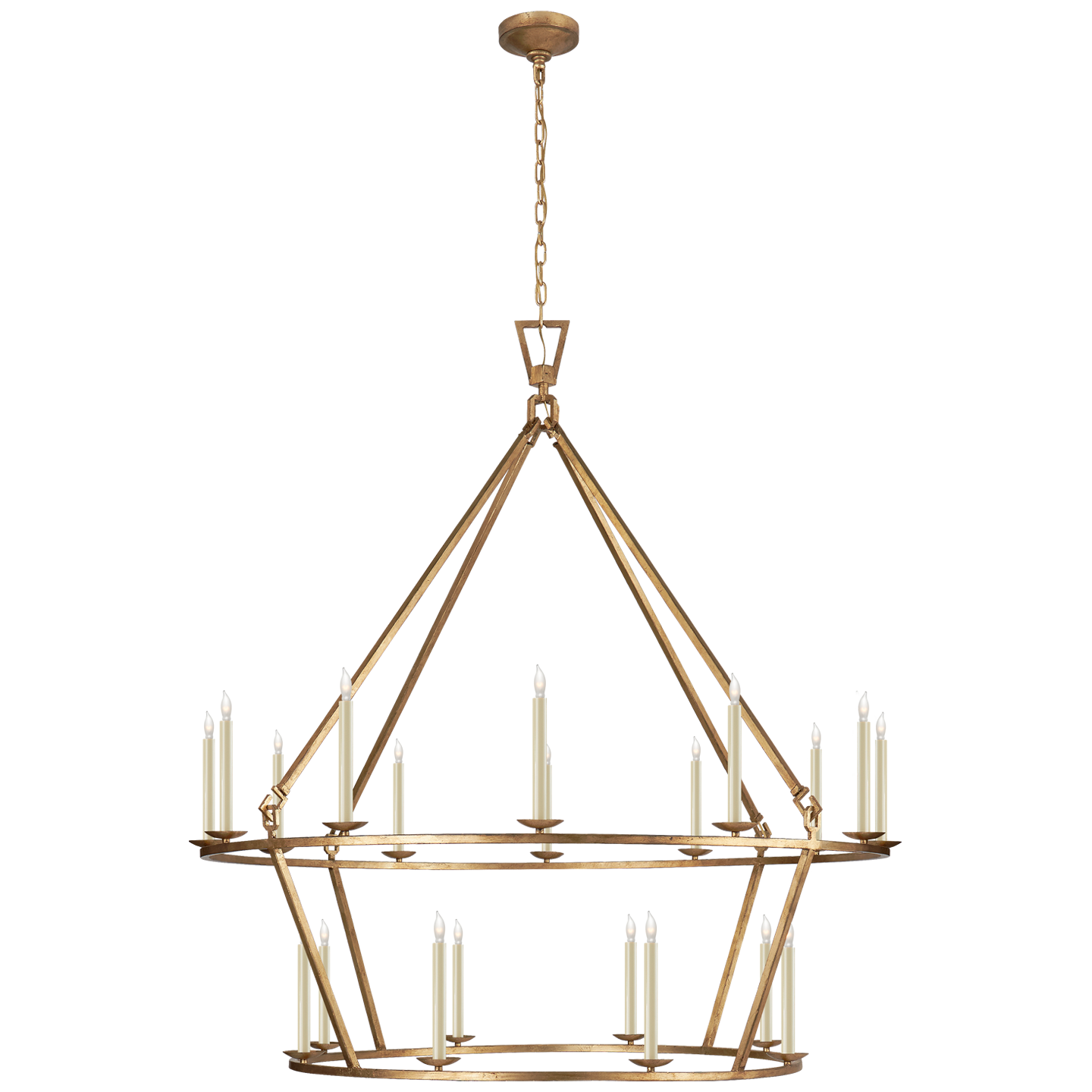 Visual Comfort Darlana Extra Large Two-Tier Chandelier