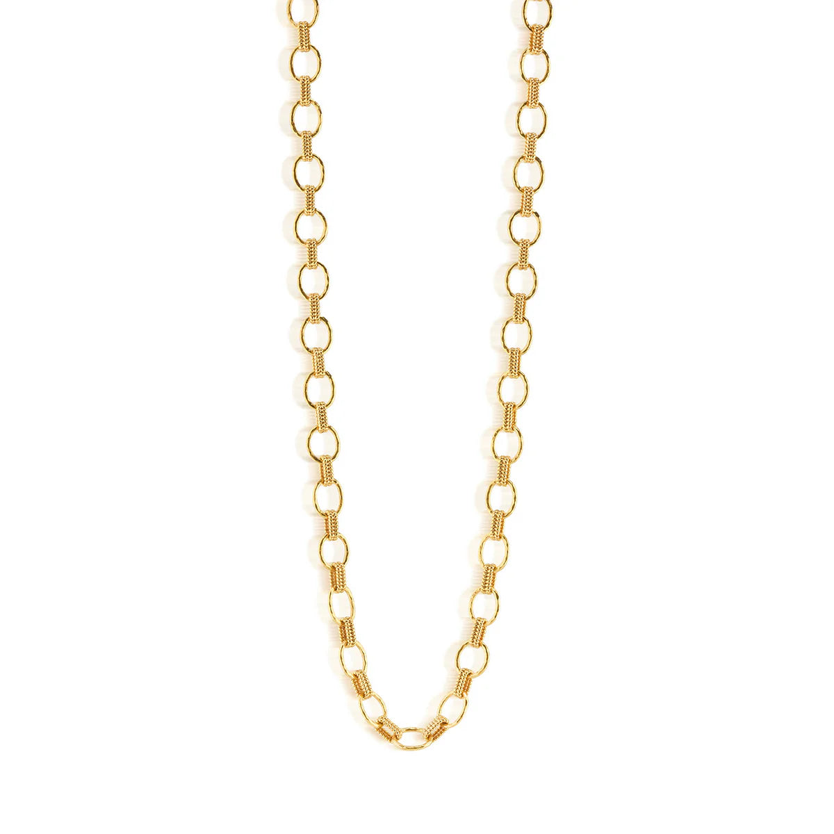 Cleopatra Gold Small Link Necklace