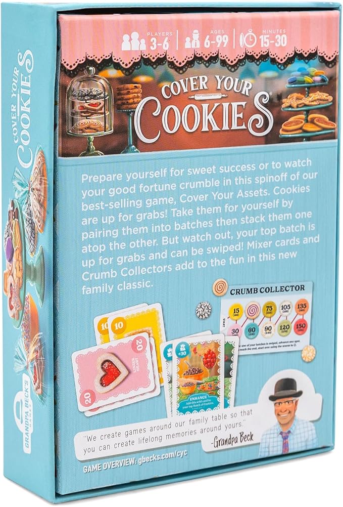 Cover Your Cookies Card Game by Grandpa Beck's Games