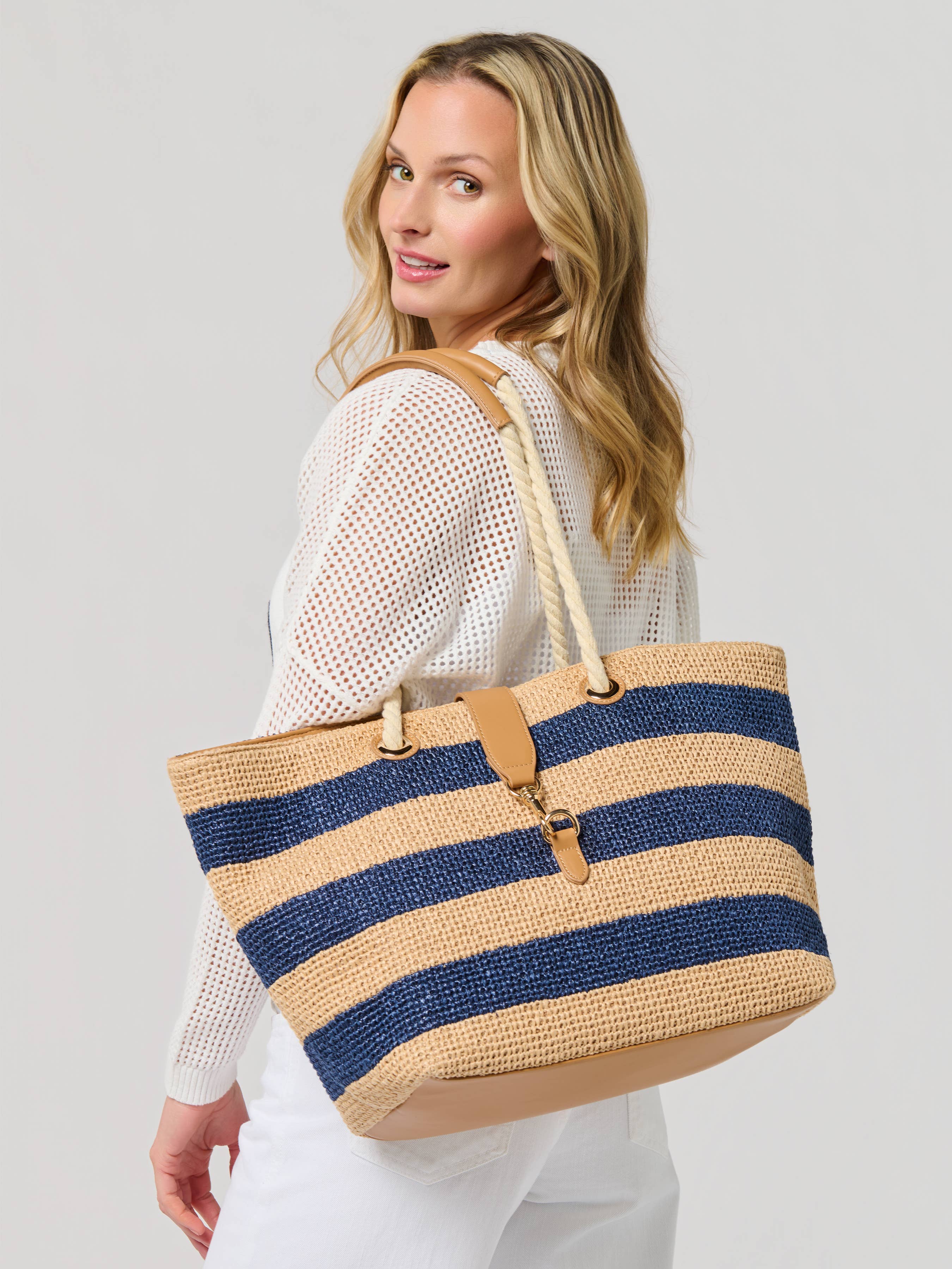 Navy Rina Tote