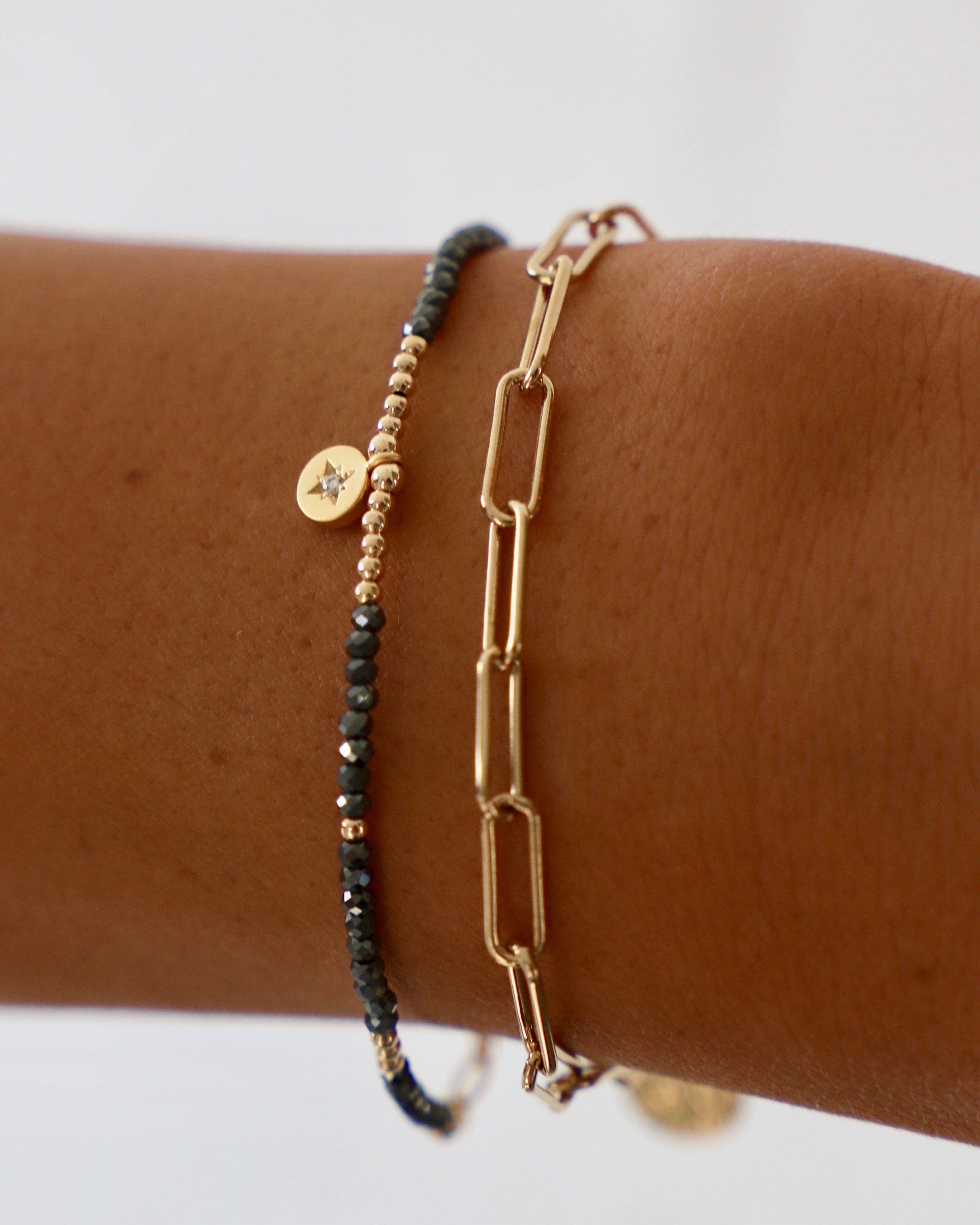 Beaded Star Medallion Bracelet
