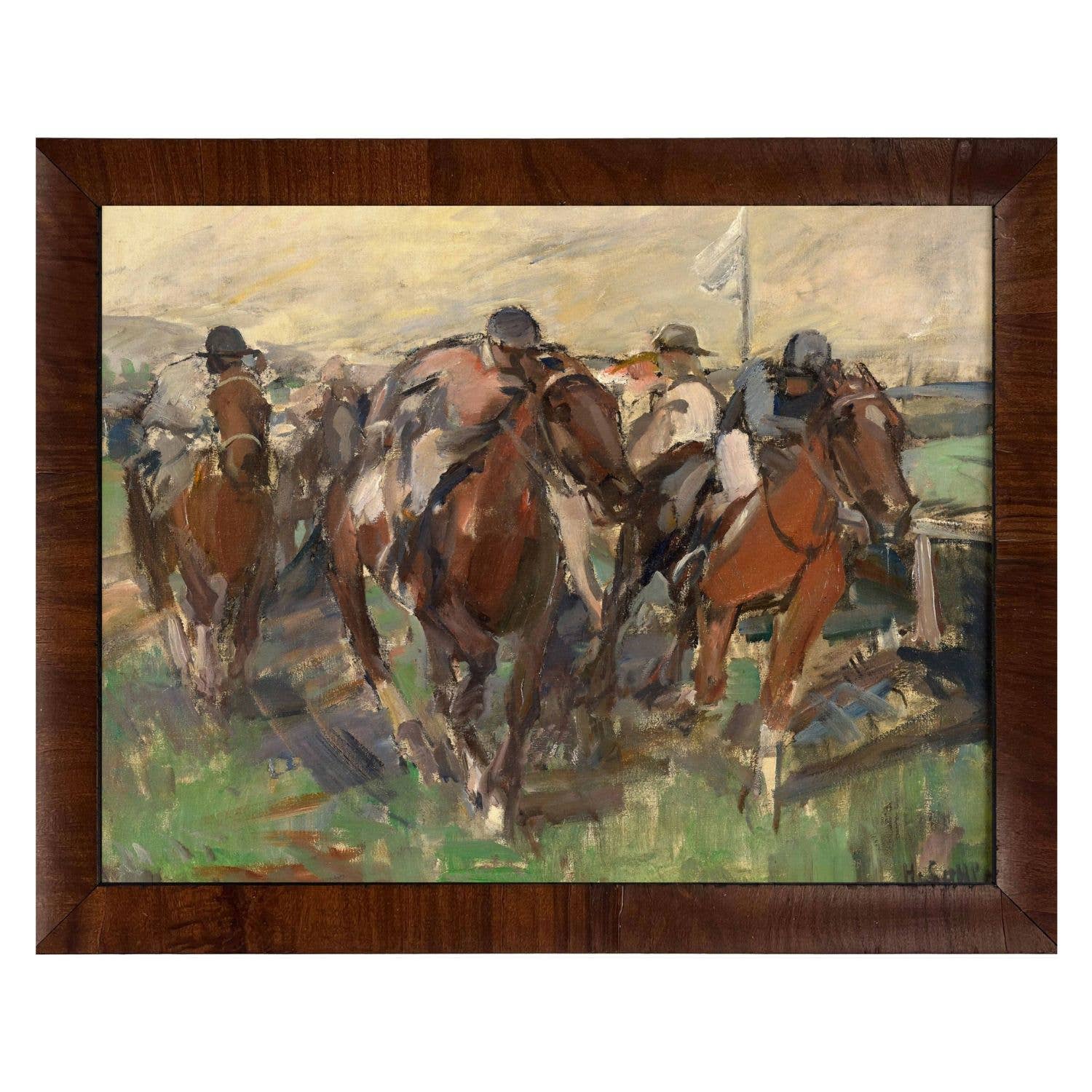 Vintage Horse Race