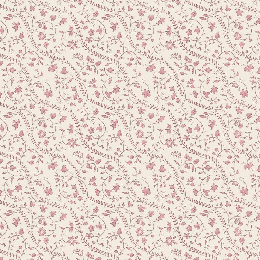 Mauve Vine Muslin Blanket