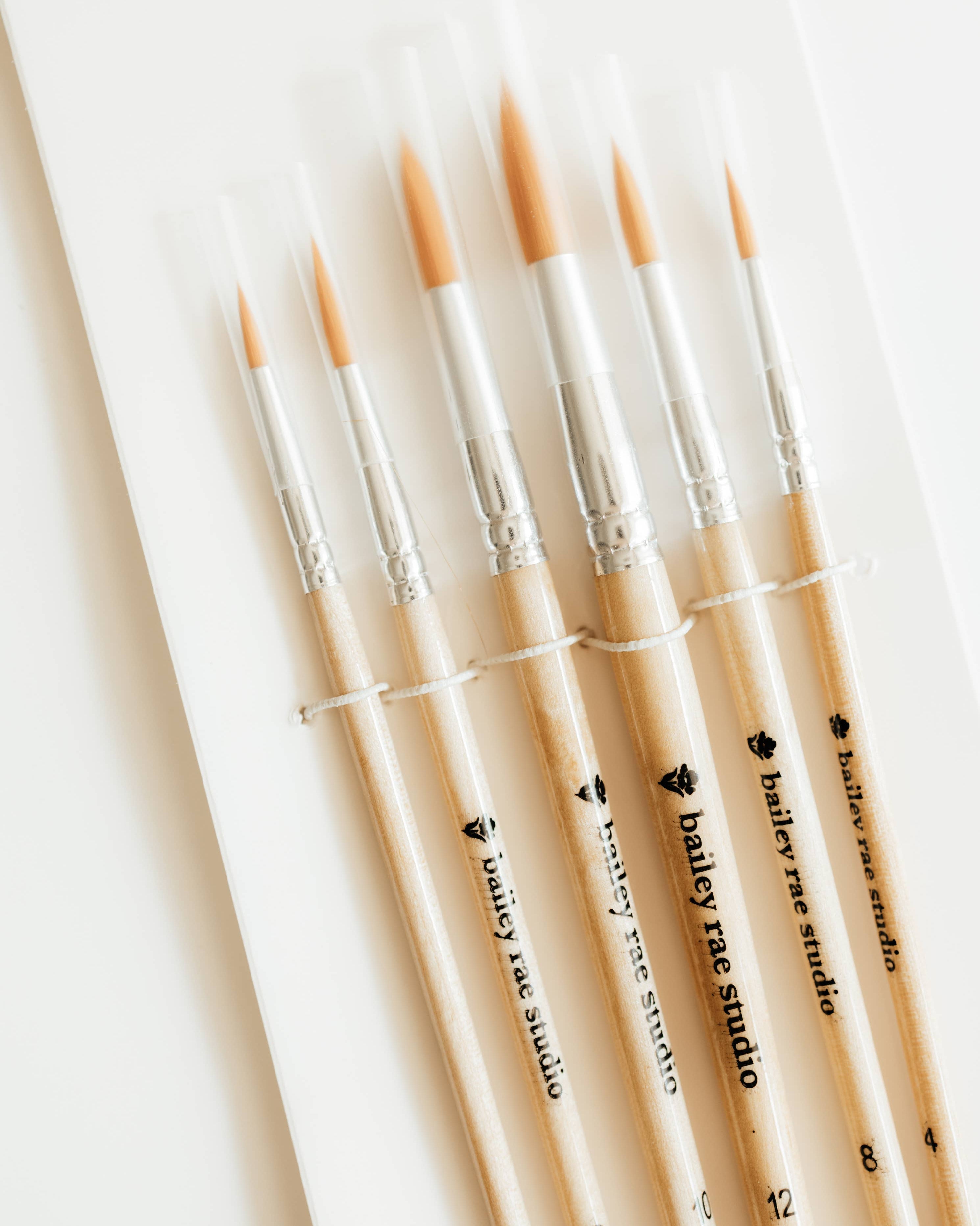 Round Tip Watercolor Brush Set