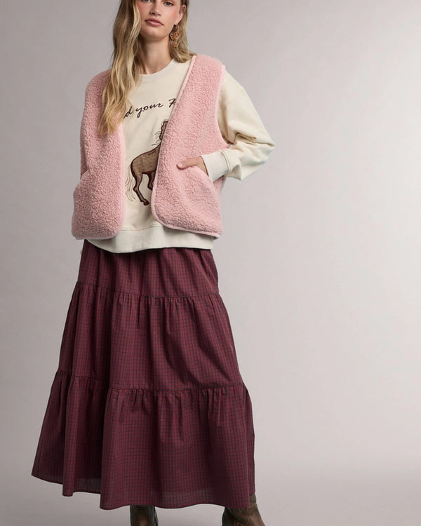 Liv Gingham Skirt
