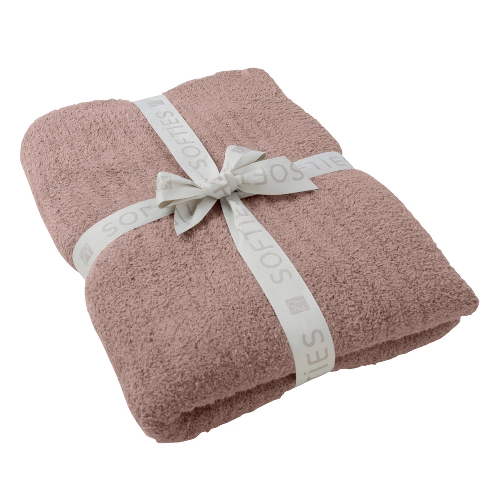 50" x 70" Solid Rib Marshmallow Blanket Grey