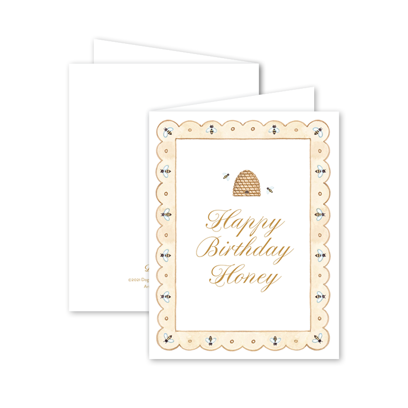 Honey Bee Birthday Card