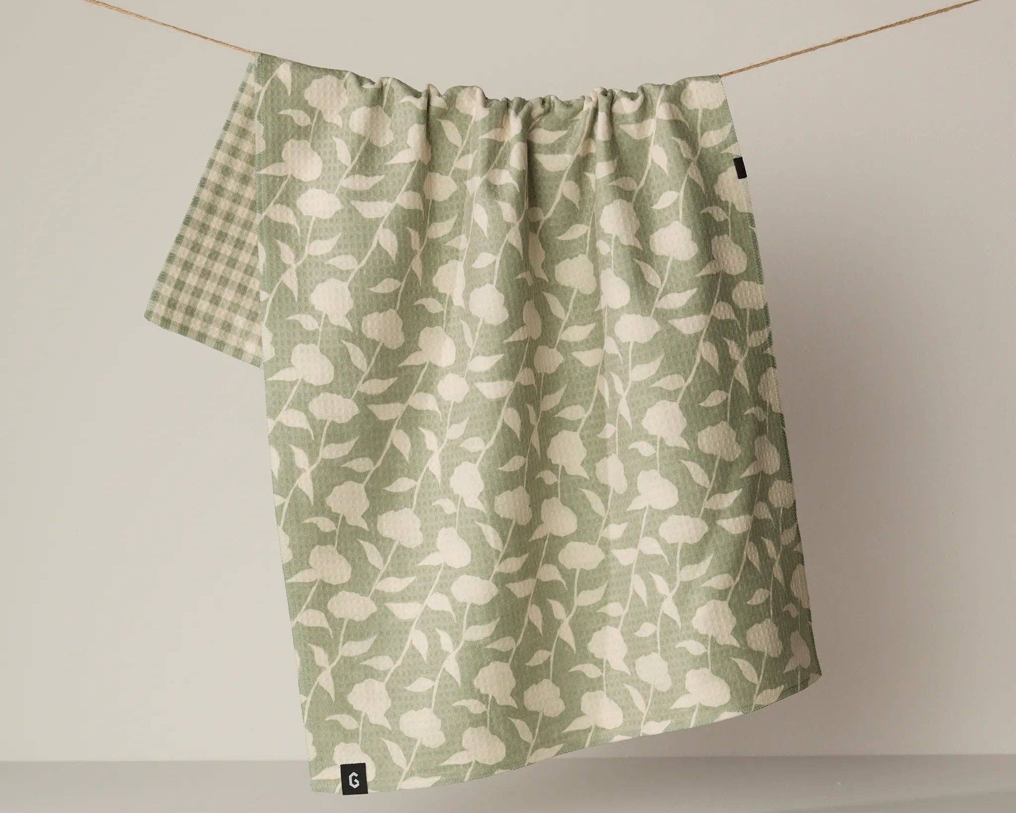 Sage Blossom Luxe Towel