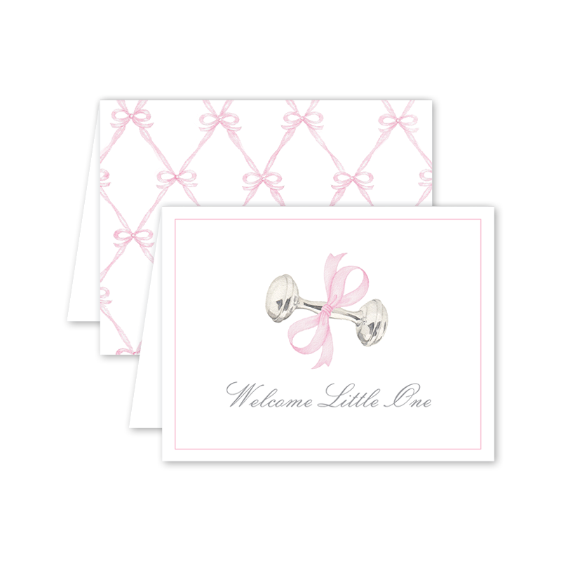 Rattle and Bow Card