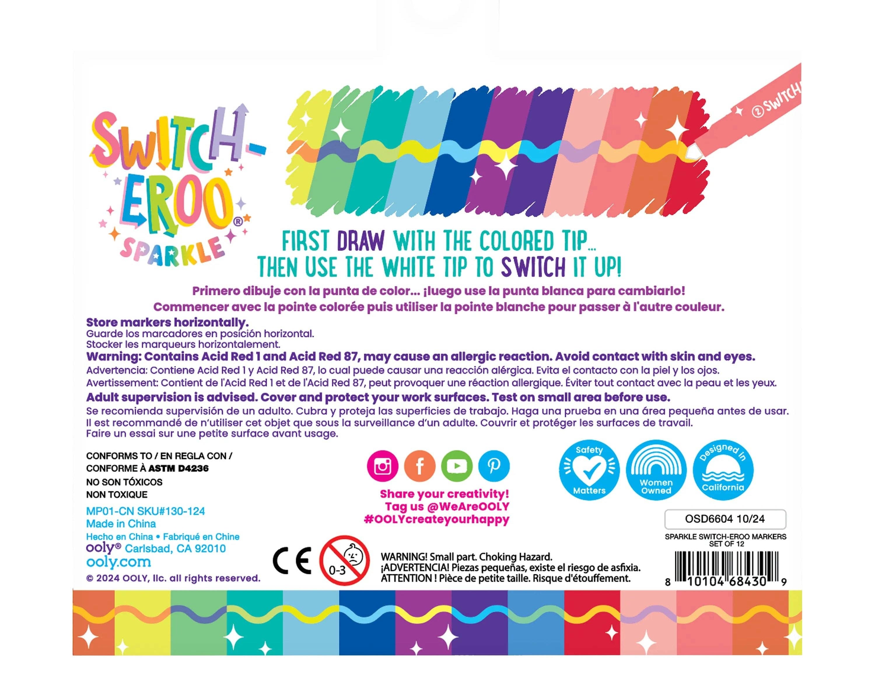 Sparkle Color Changing Markers