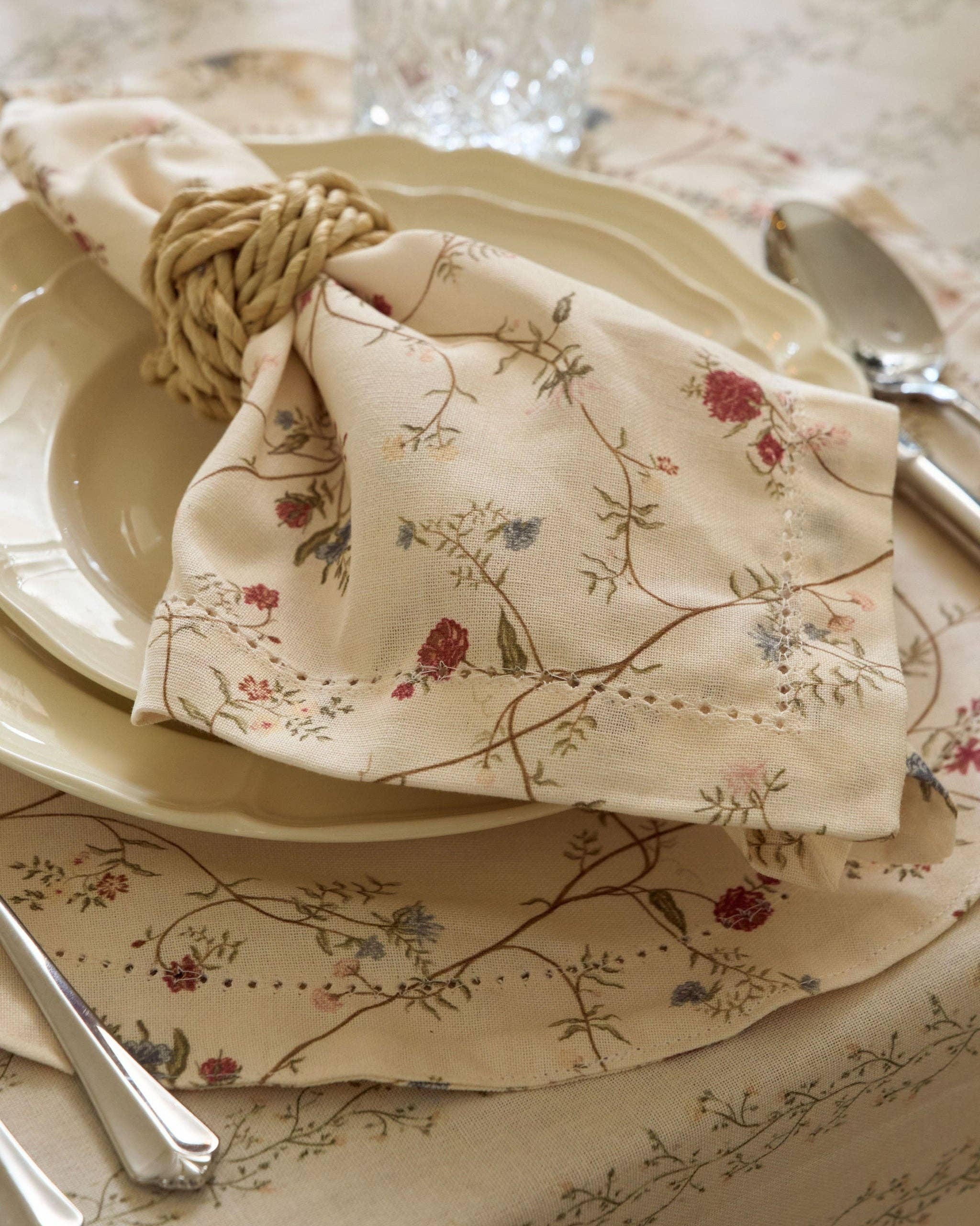 Floral Cotton Napkin