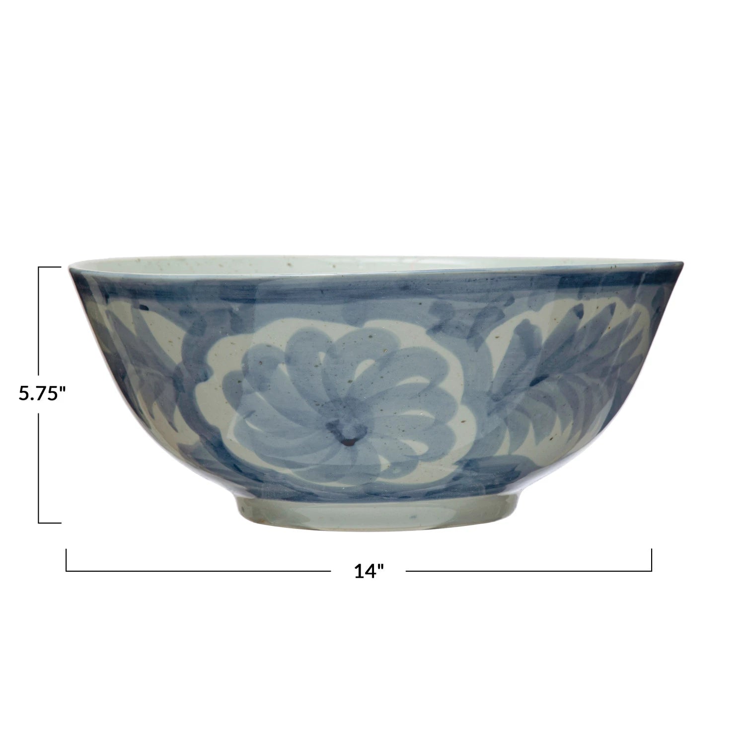 Hand-Painted Stoneware Bowl