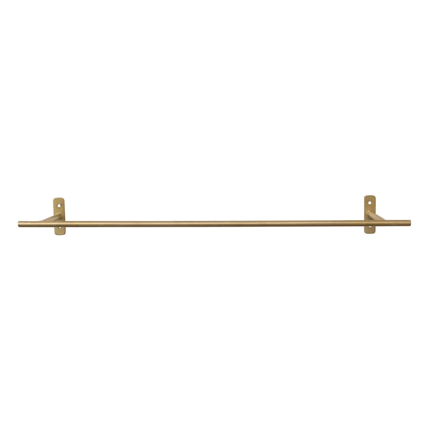 Metal Wall Rod, Matte Gold Finish