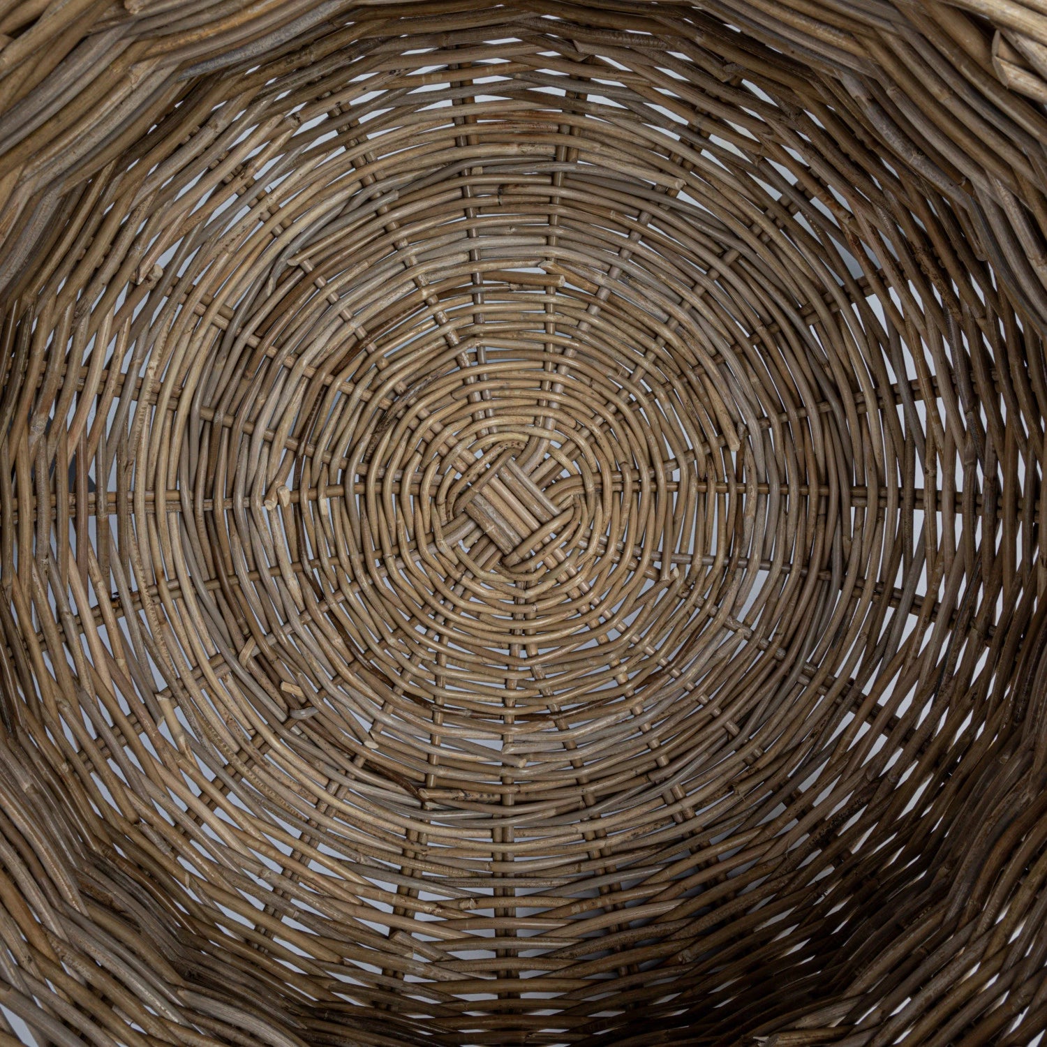 Hand-Woven Rattan Planter