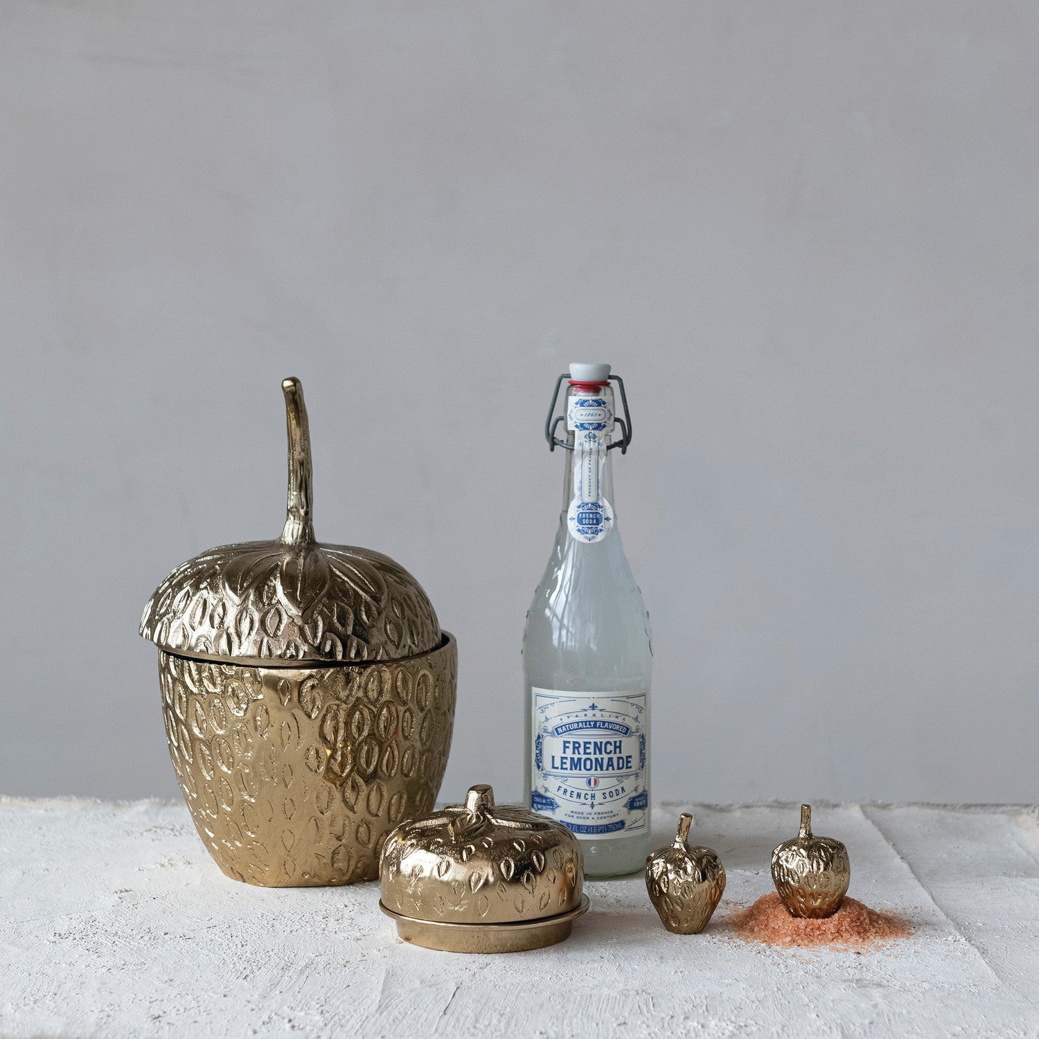 Golden Berry Salt & Pepper Shakers