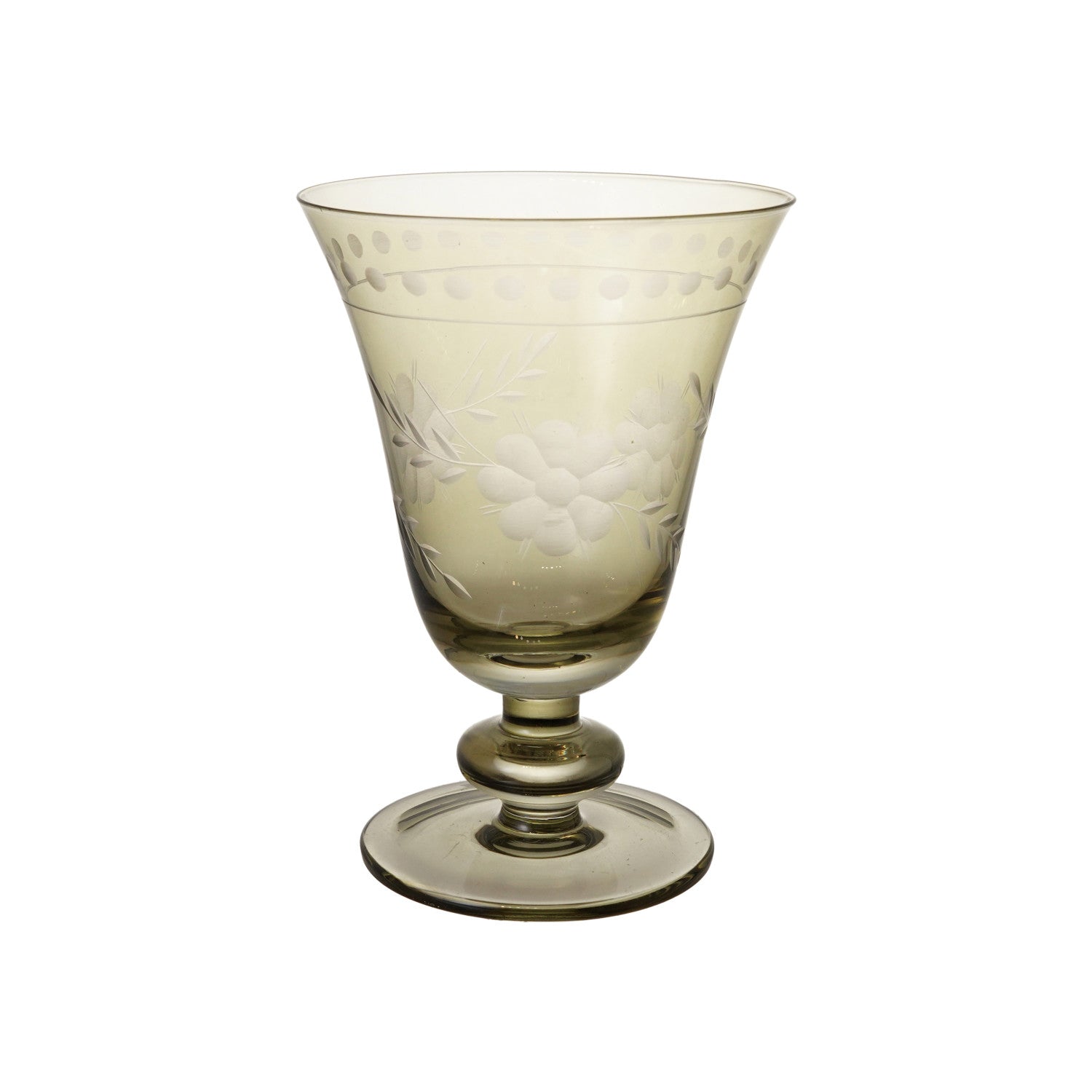 Heirloom Etched Goblet