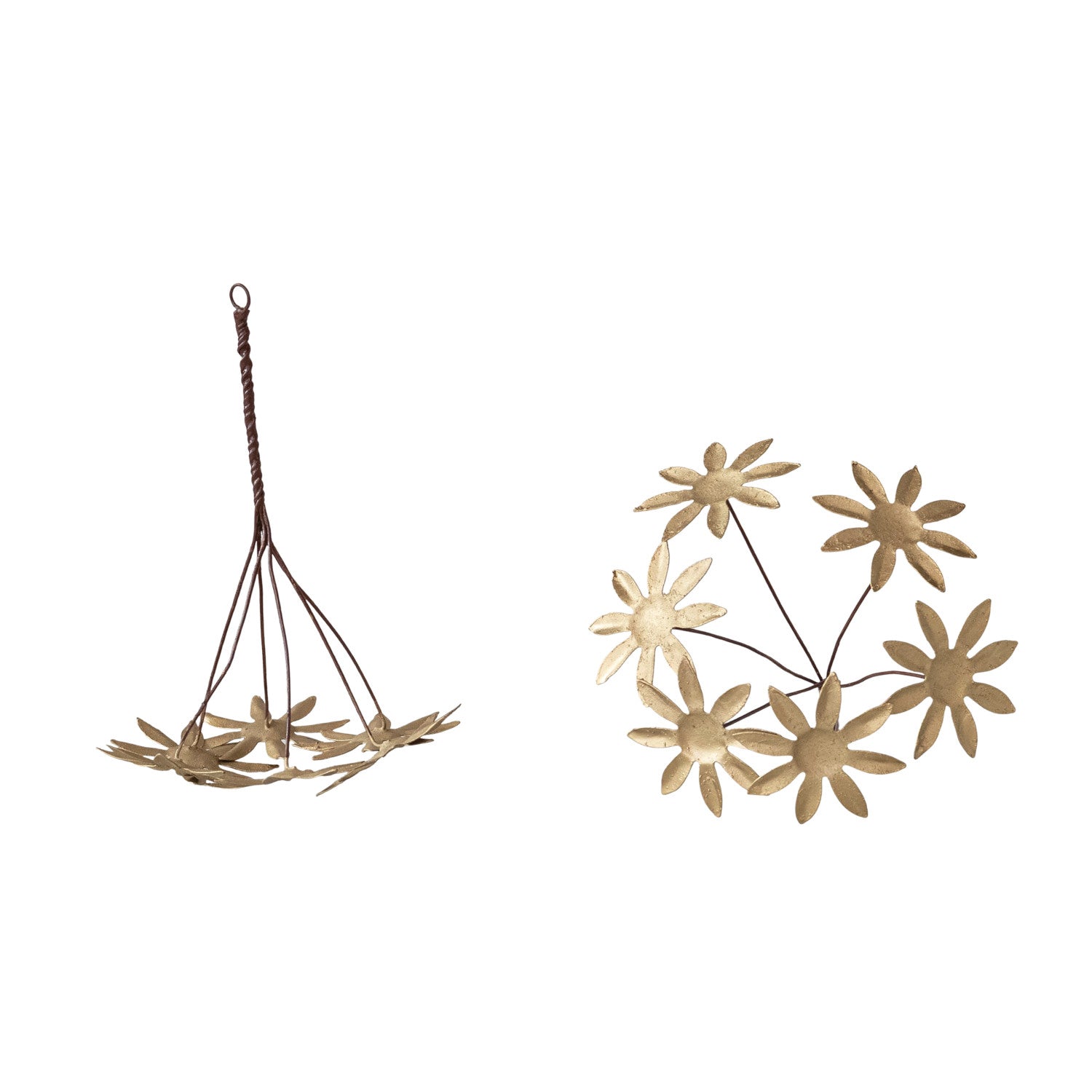 Metal Flower Bunch Ornament