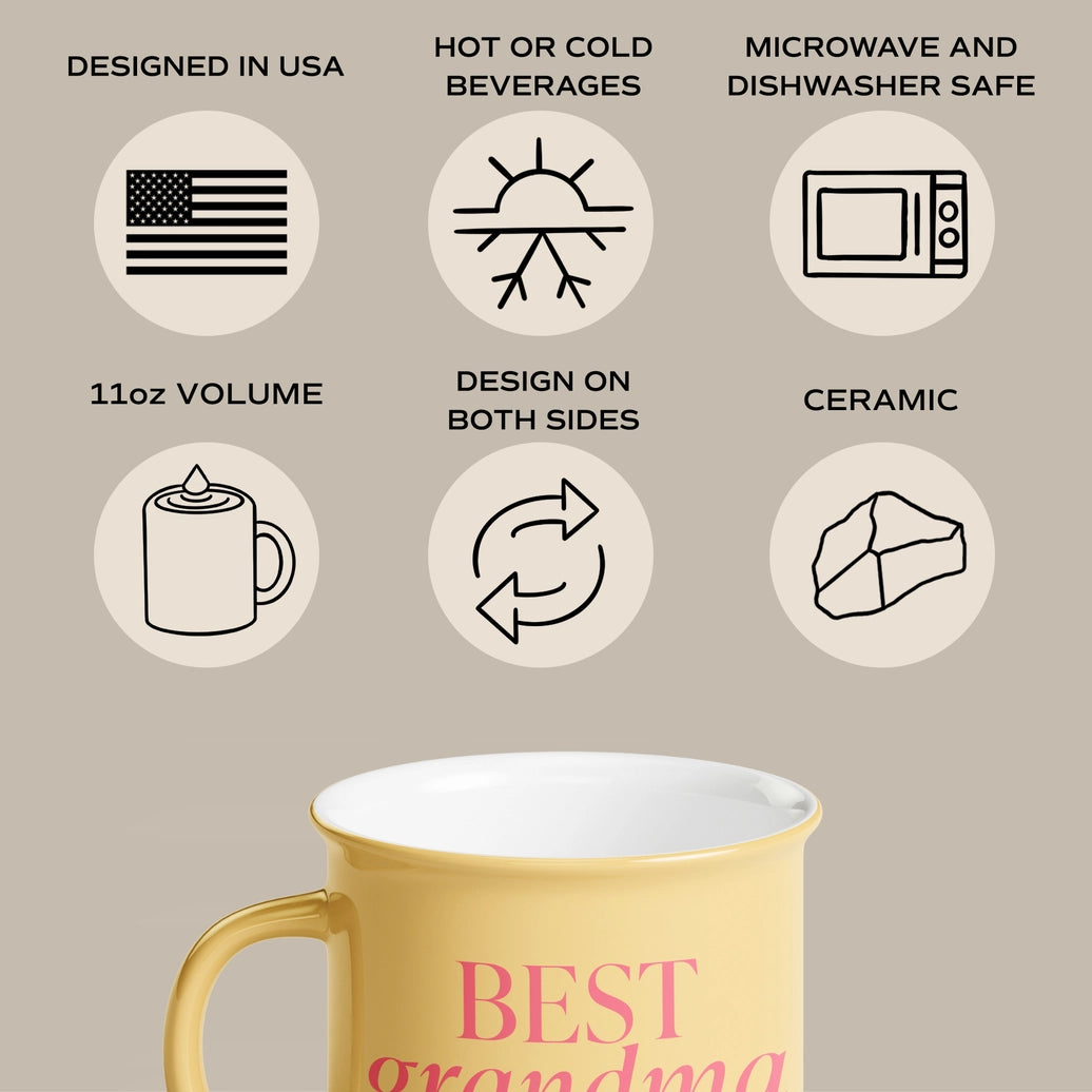 Best Grandma Ever 11 oz Campfire Coffee Mug