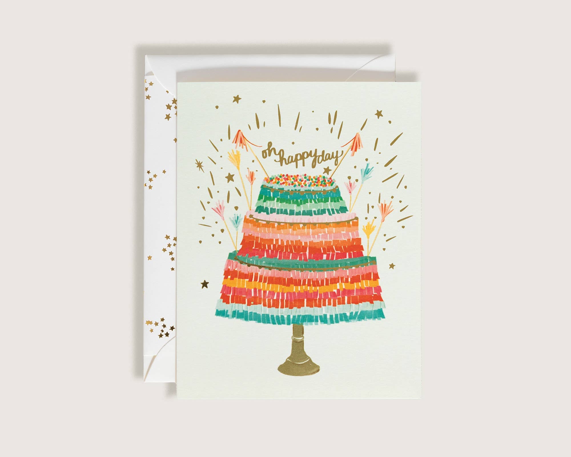 Happy Day Cake Card