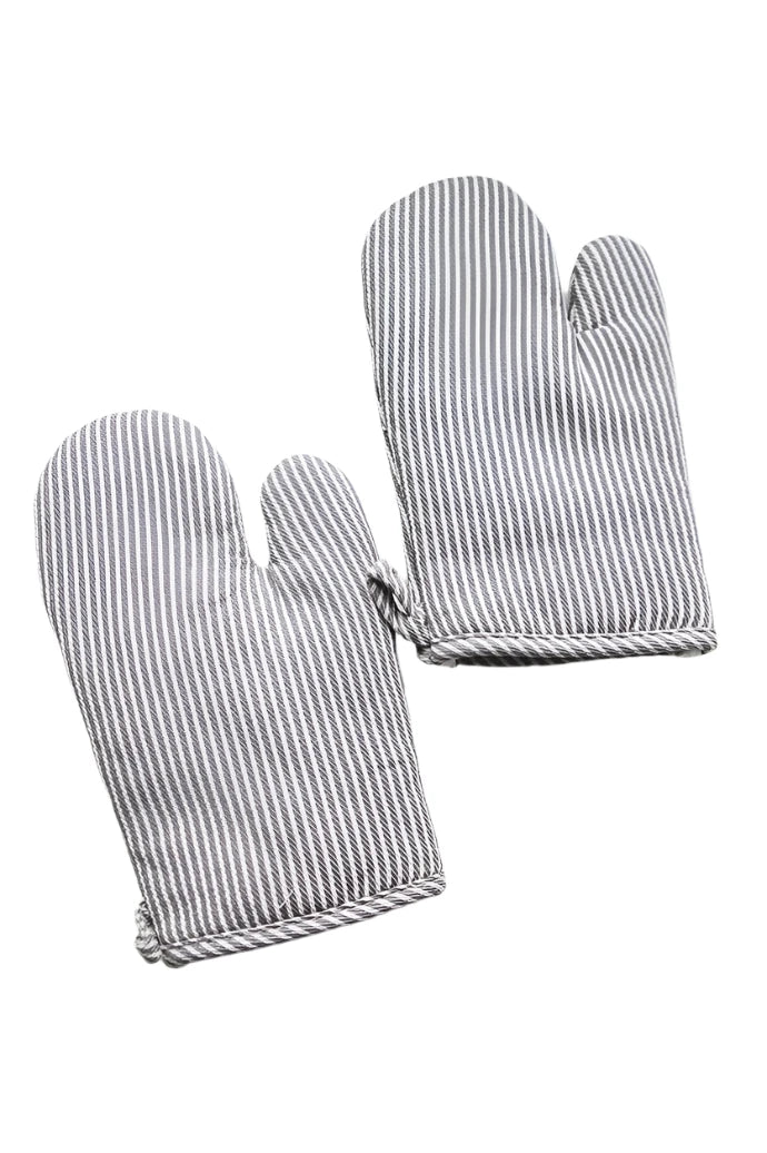 Simple Stripe Oven Mitt