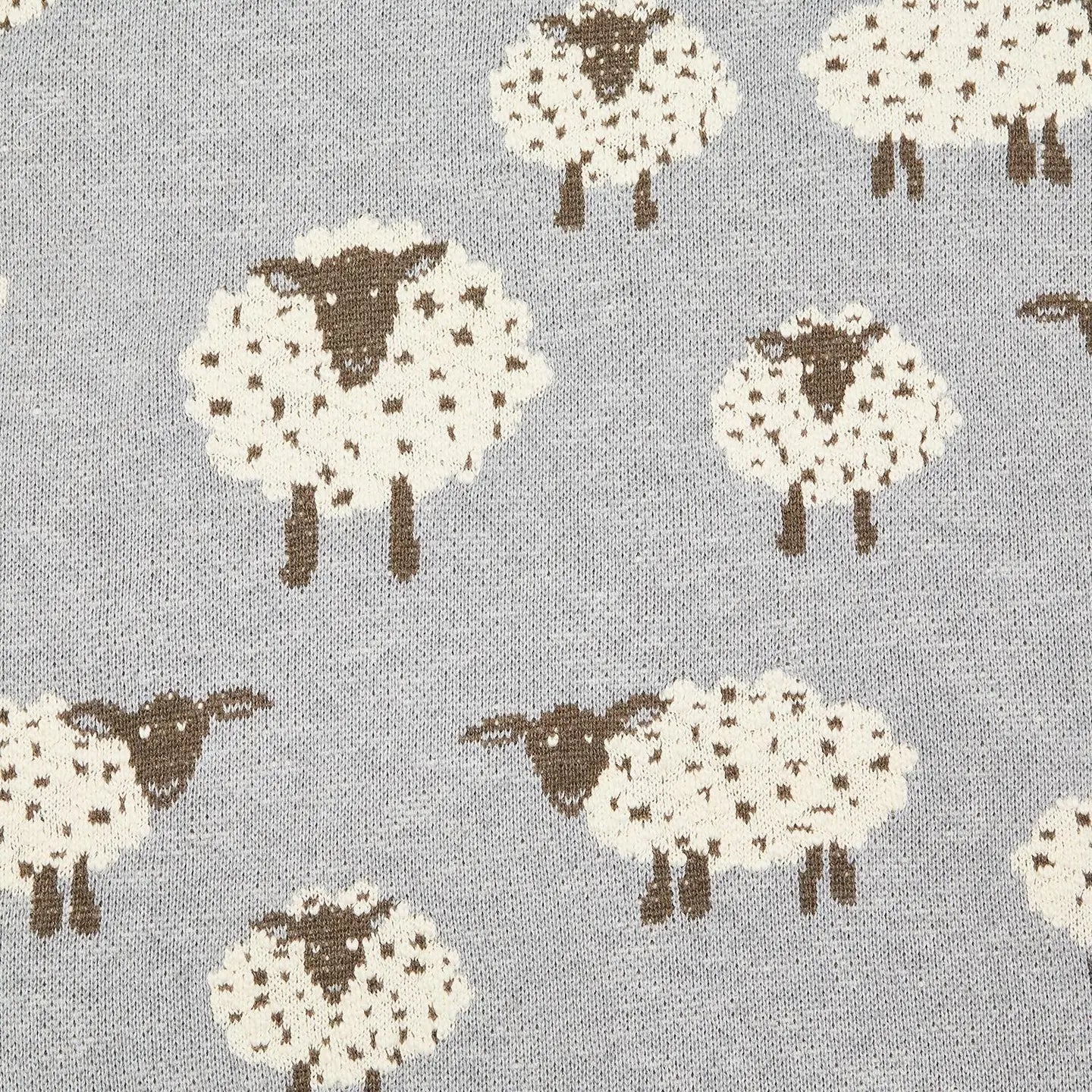 Counting Sheep 31" X 39" Cotton Blanket