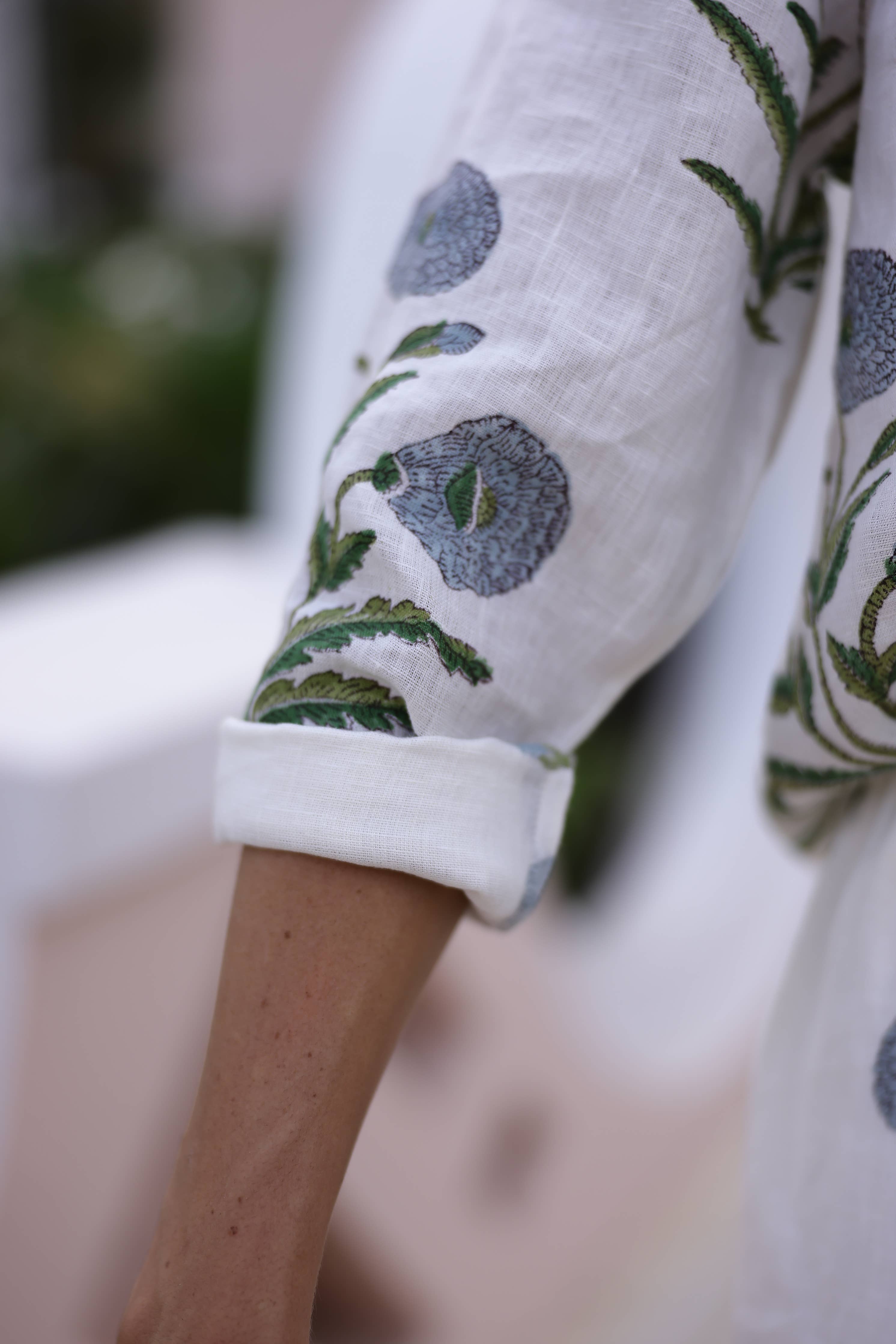 Montecito Popover Blue Flower