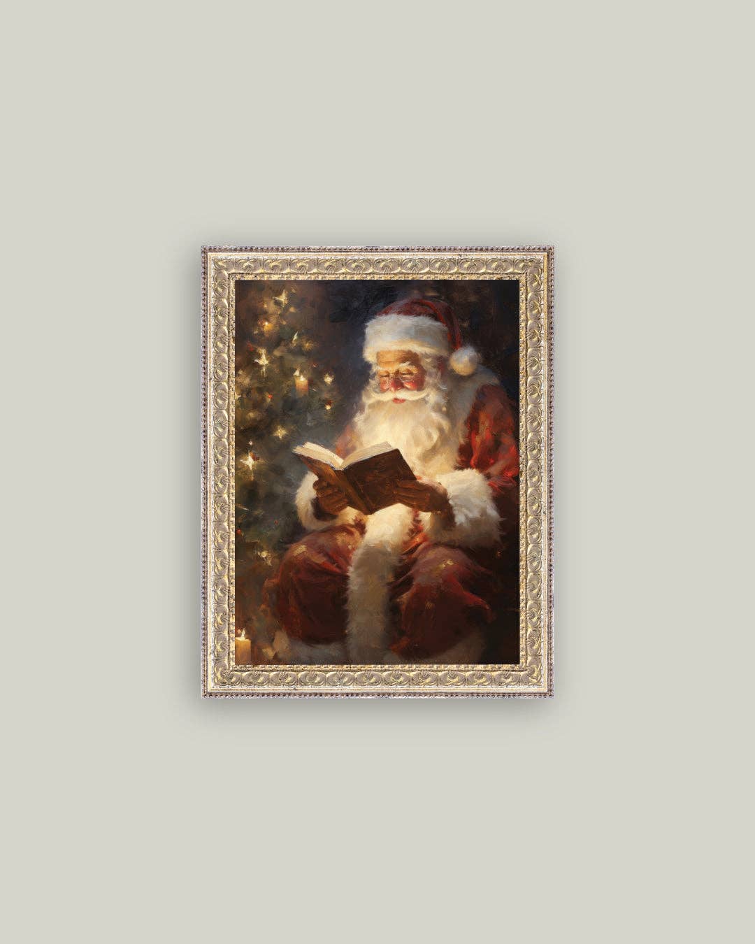 Classic Santa Antique Art