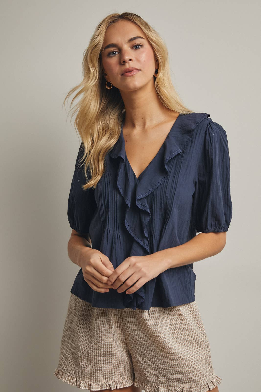 June Ruffled Blouse