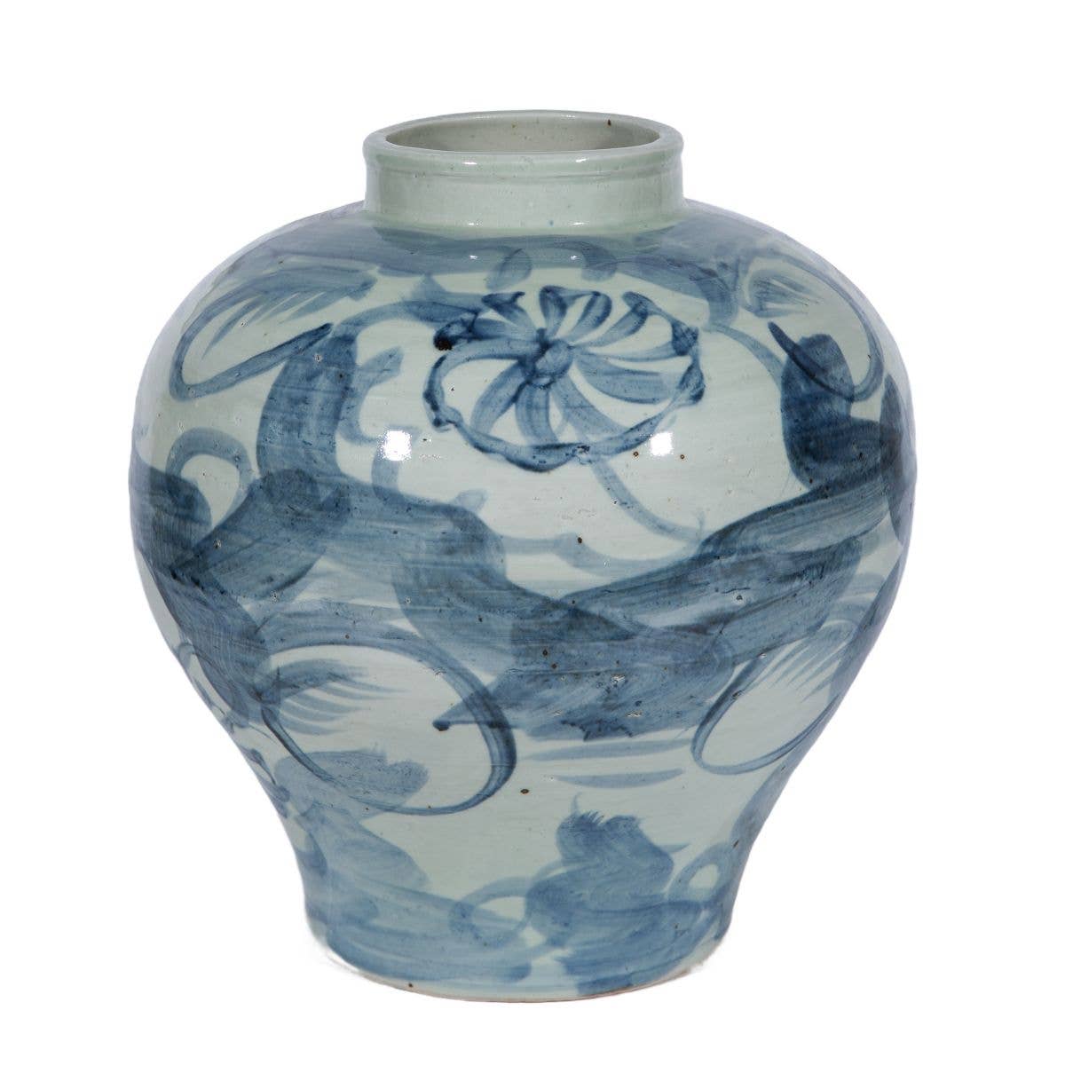 Silla Flower Narrow Neck Jar