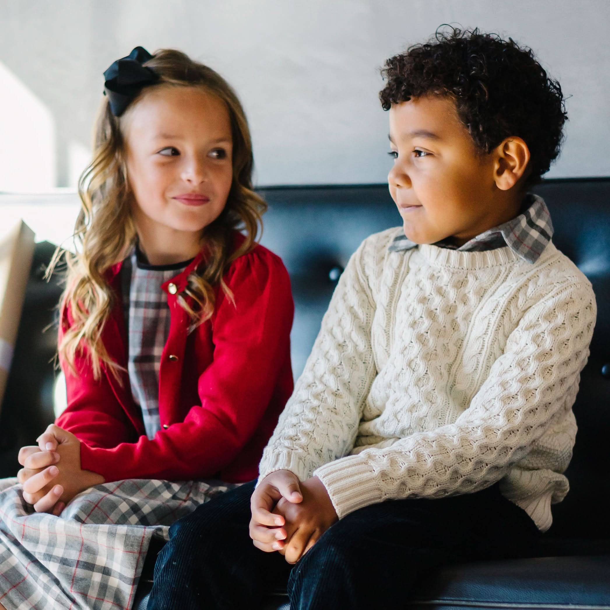 Organic Fisherman Sweater Ivory