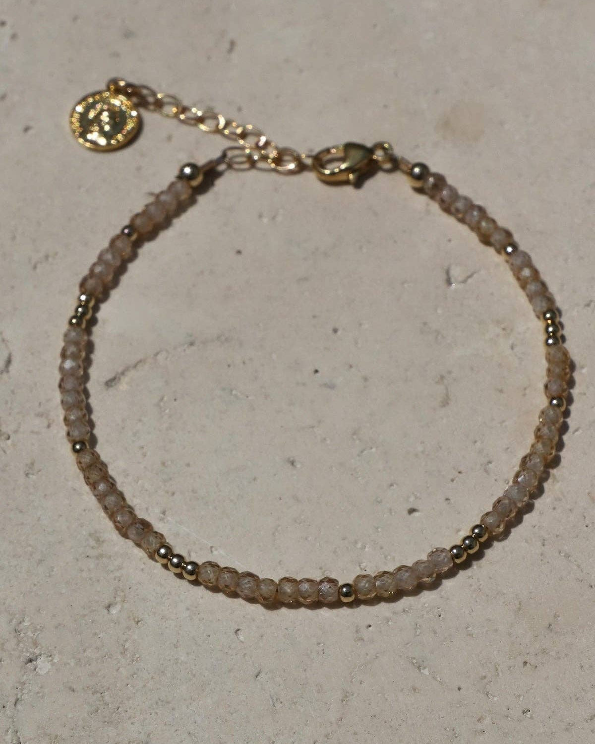 Sunstone Beaded Bracelet