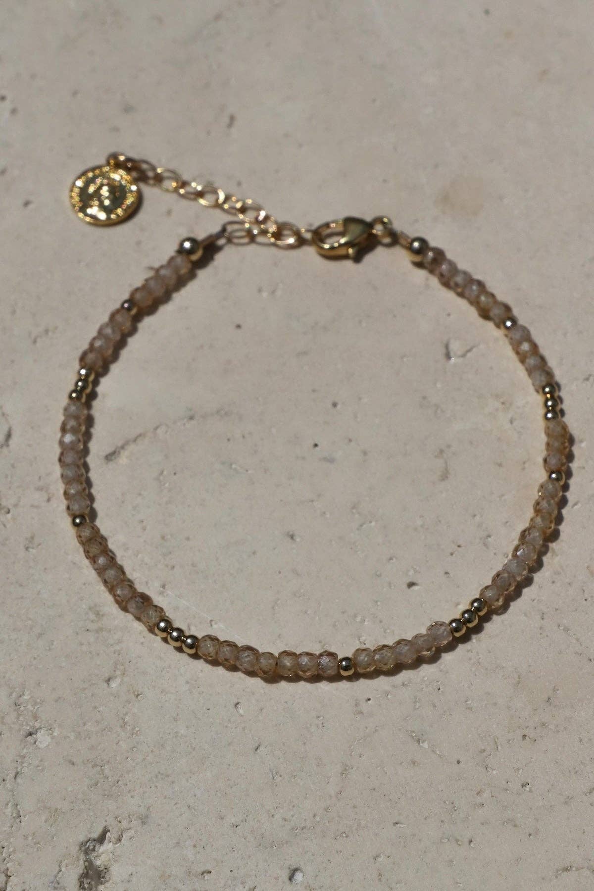 Sunstone Beaded Bracelet