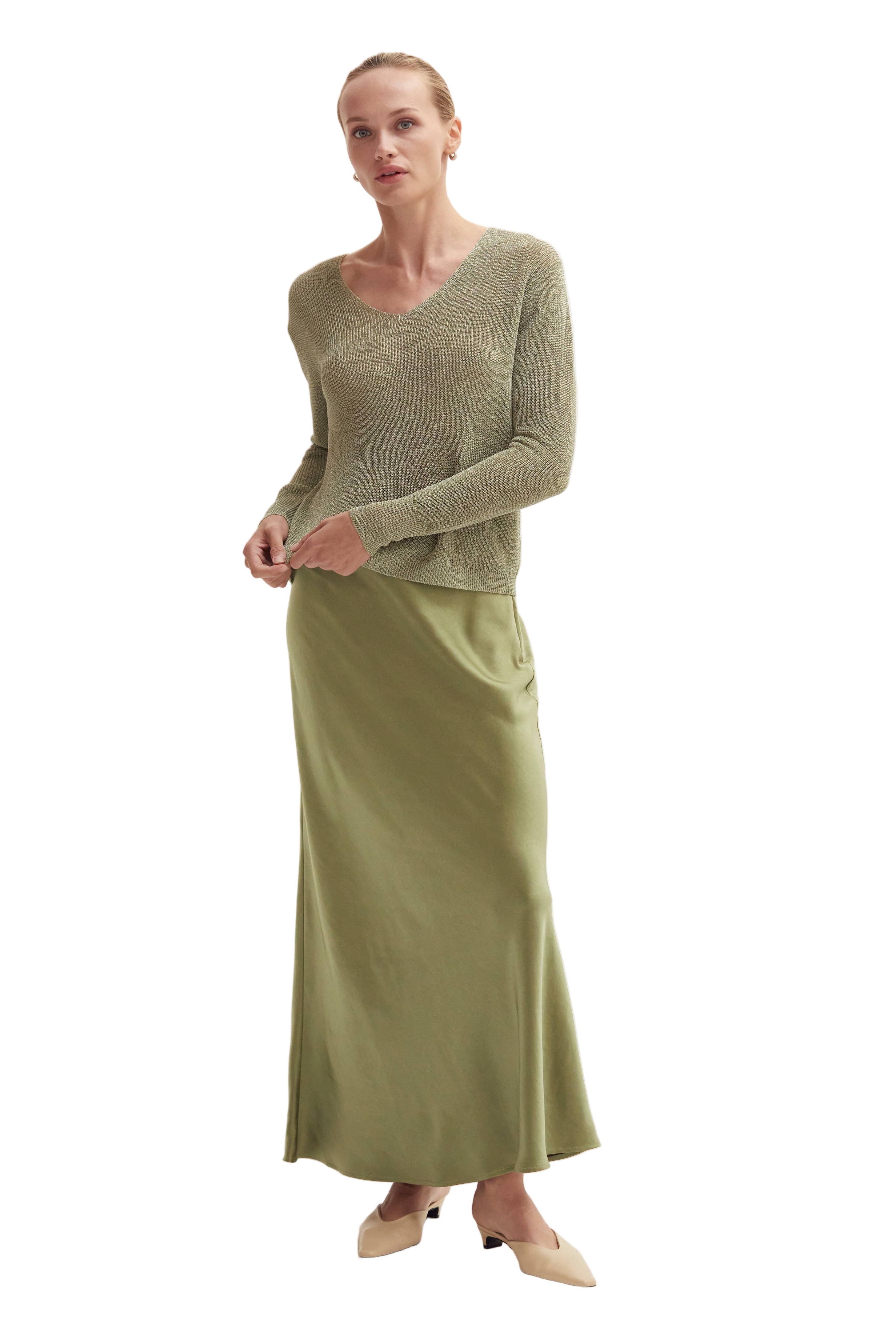 Gabrielle Satin Skirt