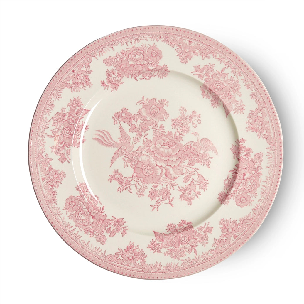 Pink Asiatic Pheasants Large Plate