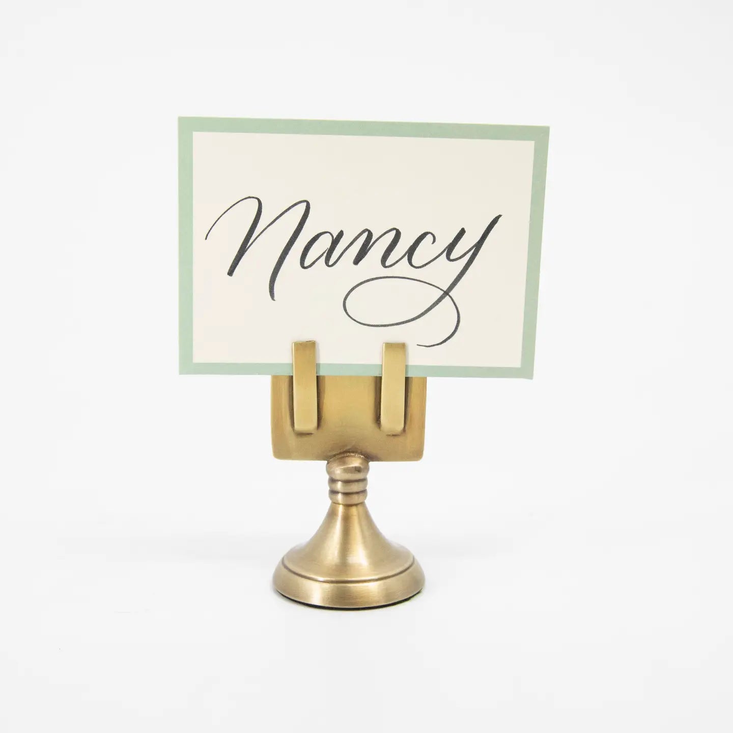 Brass Place Card Holder