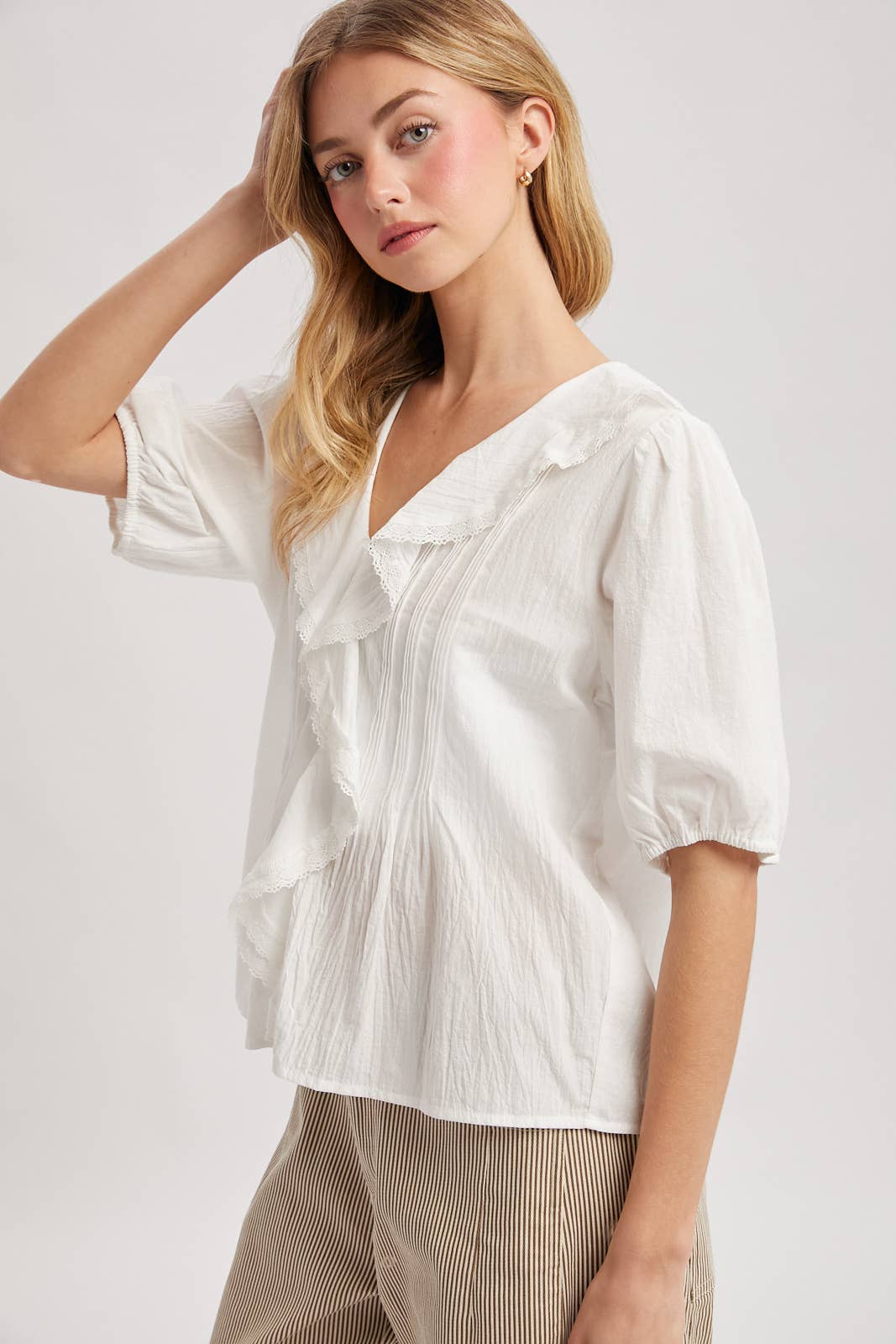 June Ruffled Blouse