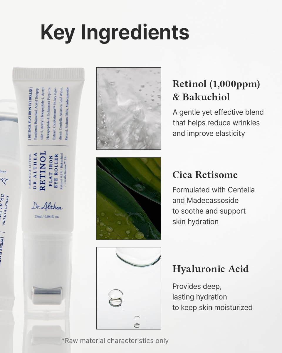 Retinol Flat Iron Eye Roller