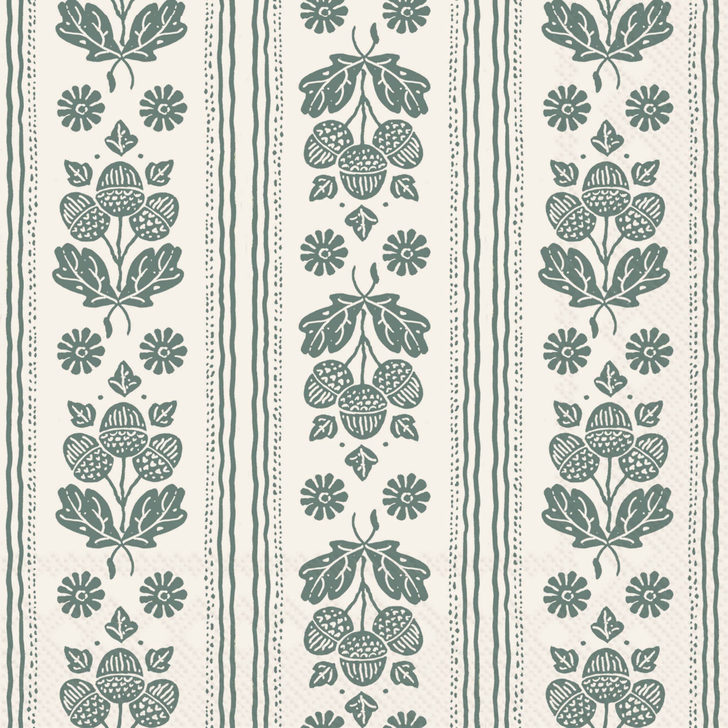 Autumn Blue Cocktail Napkins